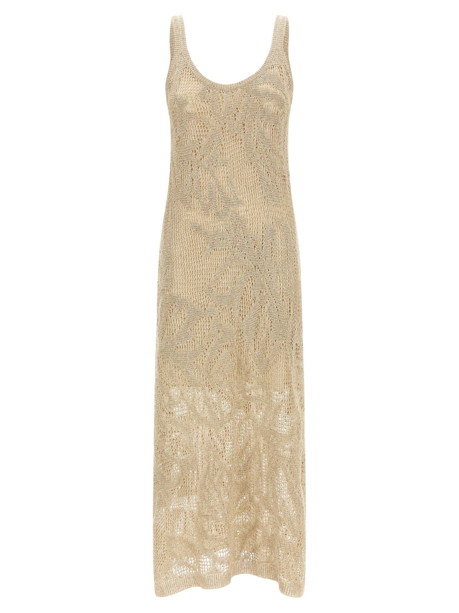 Brunello Cucinelli Crochet Dress Size XL / US 12-14 / IT 48-50 - 1 Thumbnail