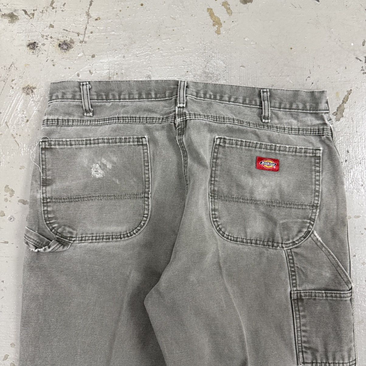 Dickies Vintage DICKIES Thrashed Sunfaded Carpenter Pants Size US 37 - 10 Thumbnail