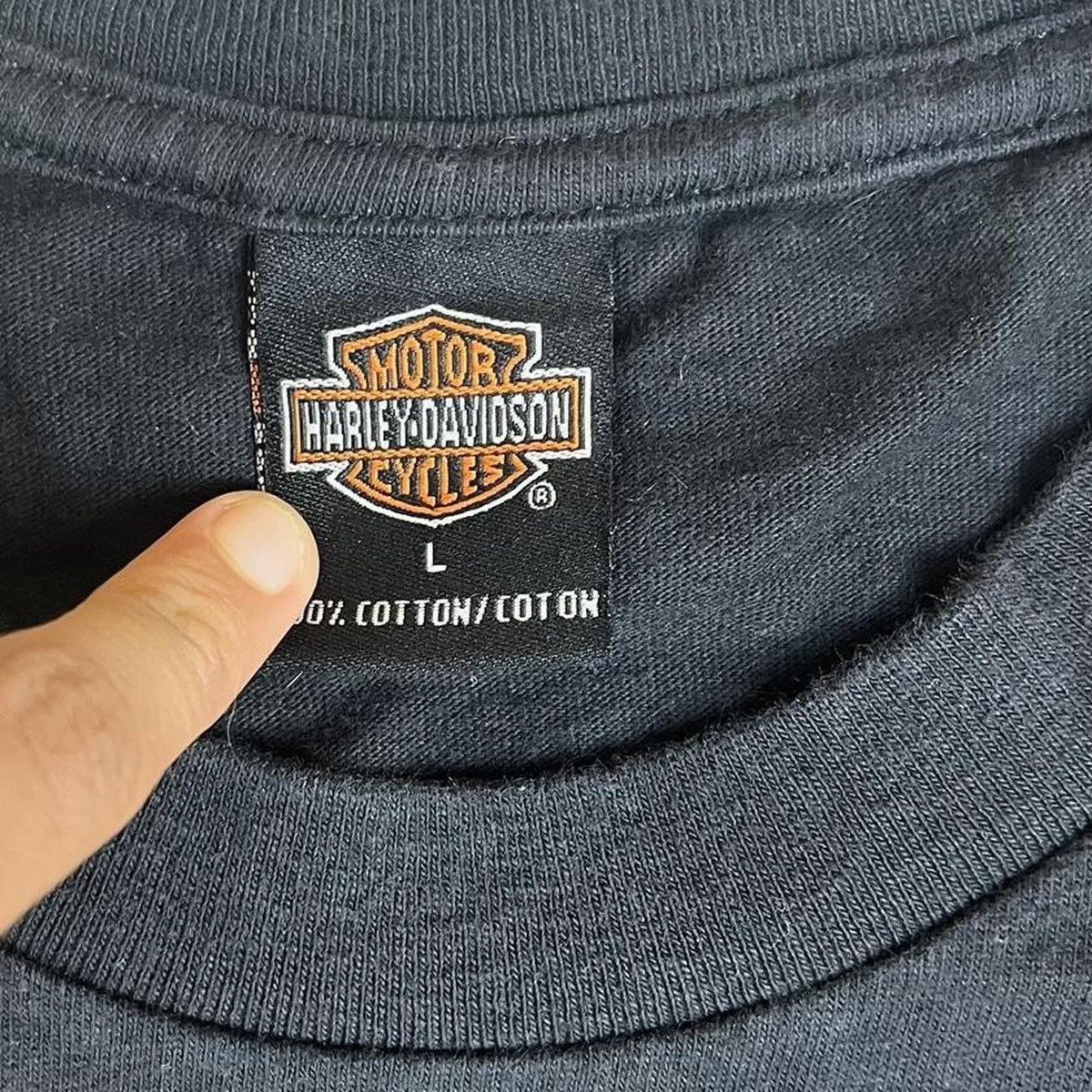 Harley Davidson 2002 Rare Harley Davidson flame graphic El Paso Texas Shirt Size US L / EU 52-54 / 3 - 3 Thumbnail