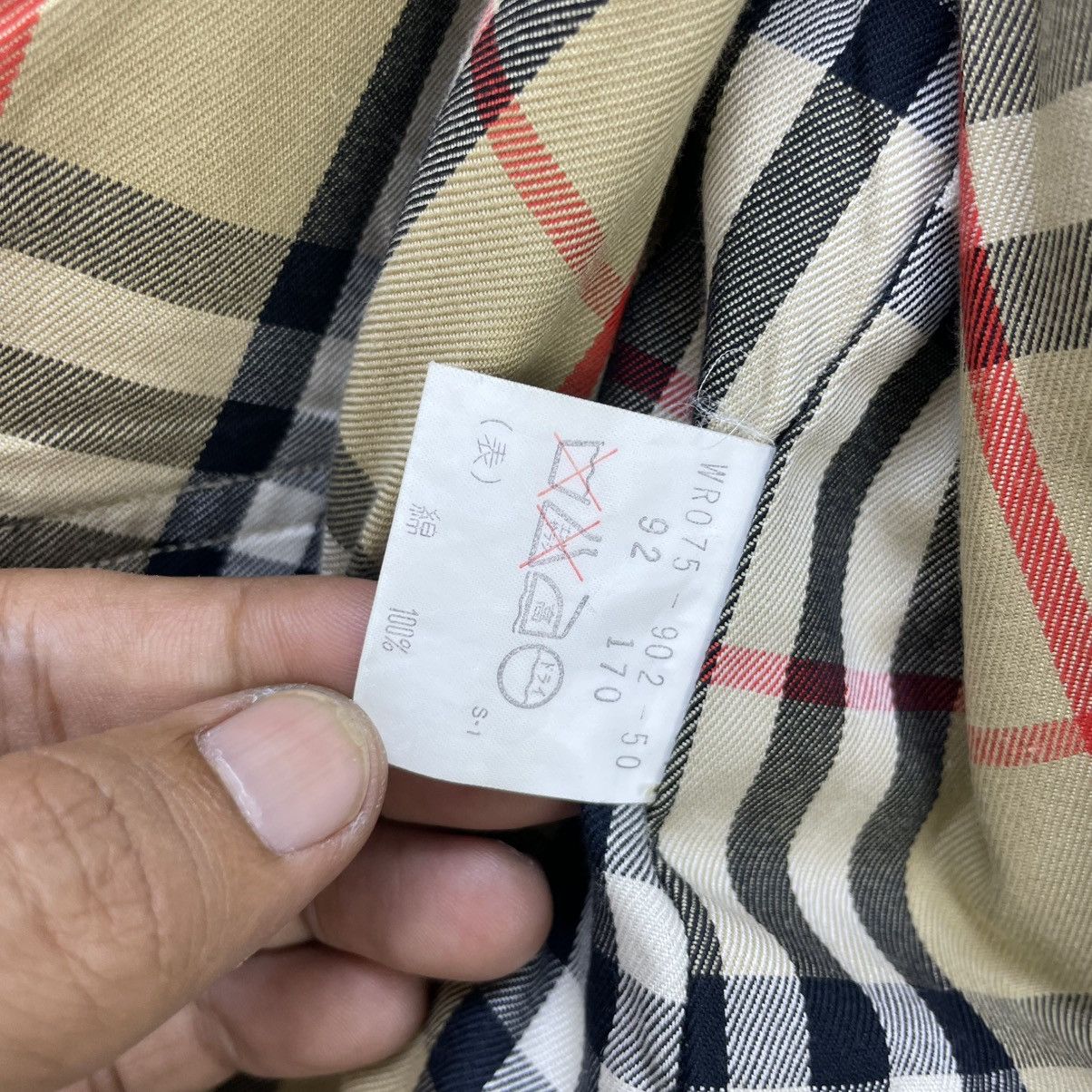 Burberry 🔥Authentic Vintage Burberrys Nova Check Trench Jacket Size US S / EU 44-46 / 1 - 6 Thumbnail