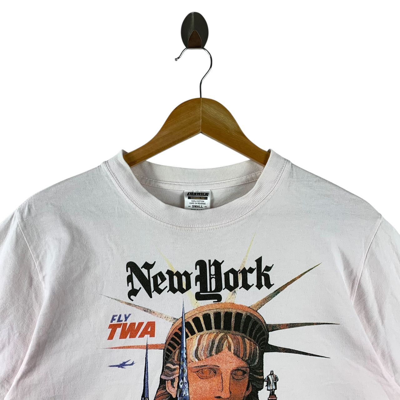 Sugar Cane × Toyo Enterprises × Vintage Vintage CHESWICK sugar cane newyork twa spellout printed tee Size US S / EU 44-46 / 1 - 2 Thumbnail