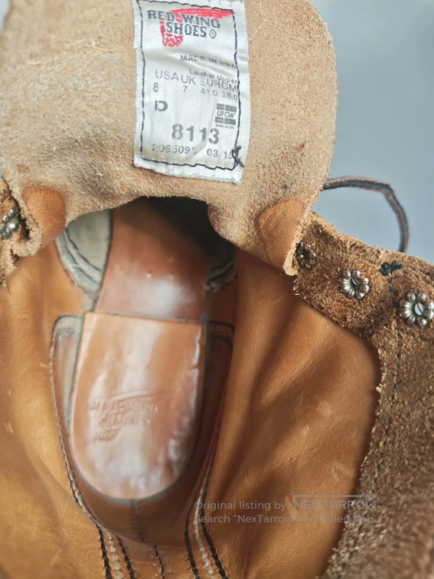 Red Wing Red Wing 8113 Suede Miner Boots. Size US 9 / EU 42 - 8 Thumbnail