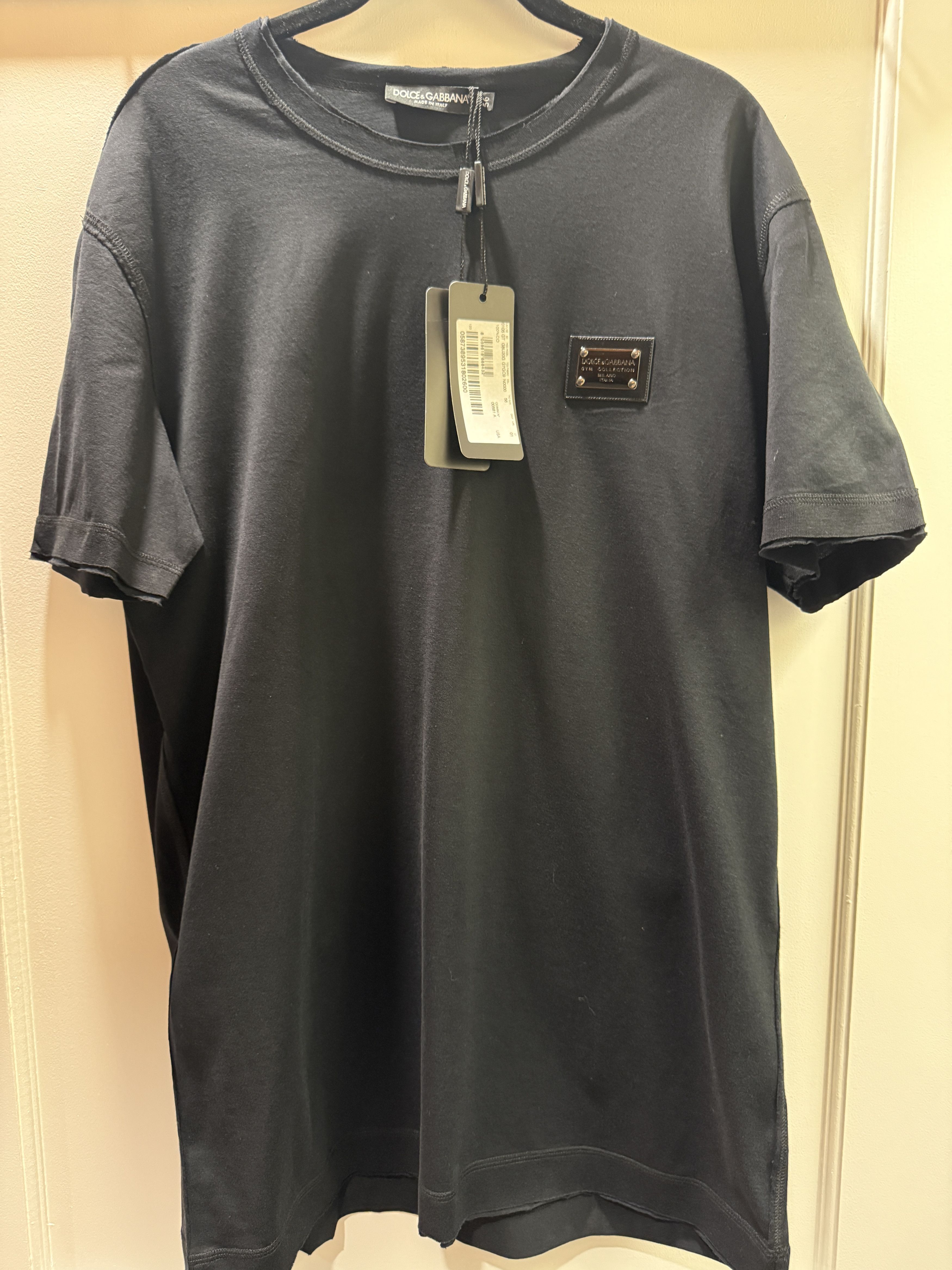 Dolce & Gabbana Dolce Gabbana Black T-Shirt Size 56 Size US XL / EU 56 / 4 - 1 Thumbnail