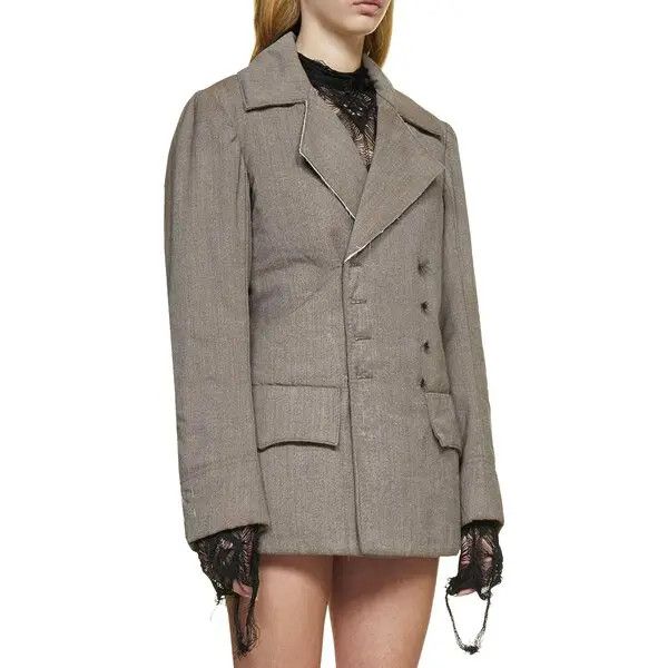 Maison Margiela o1y0625 Blazer in Gray Size S / US 4 / IT 40 - 3 Thumbnail