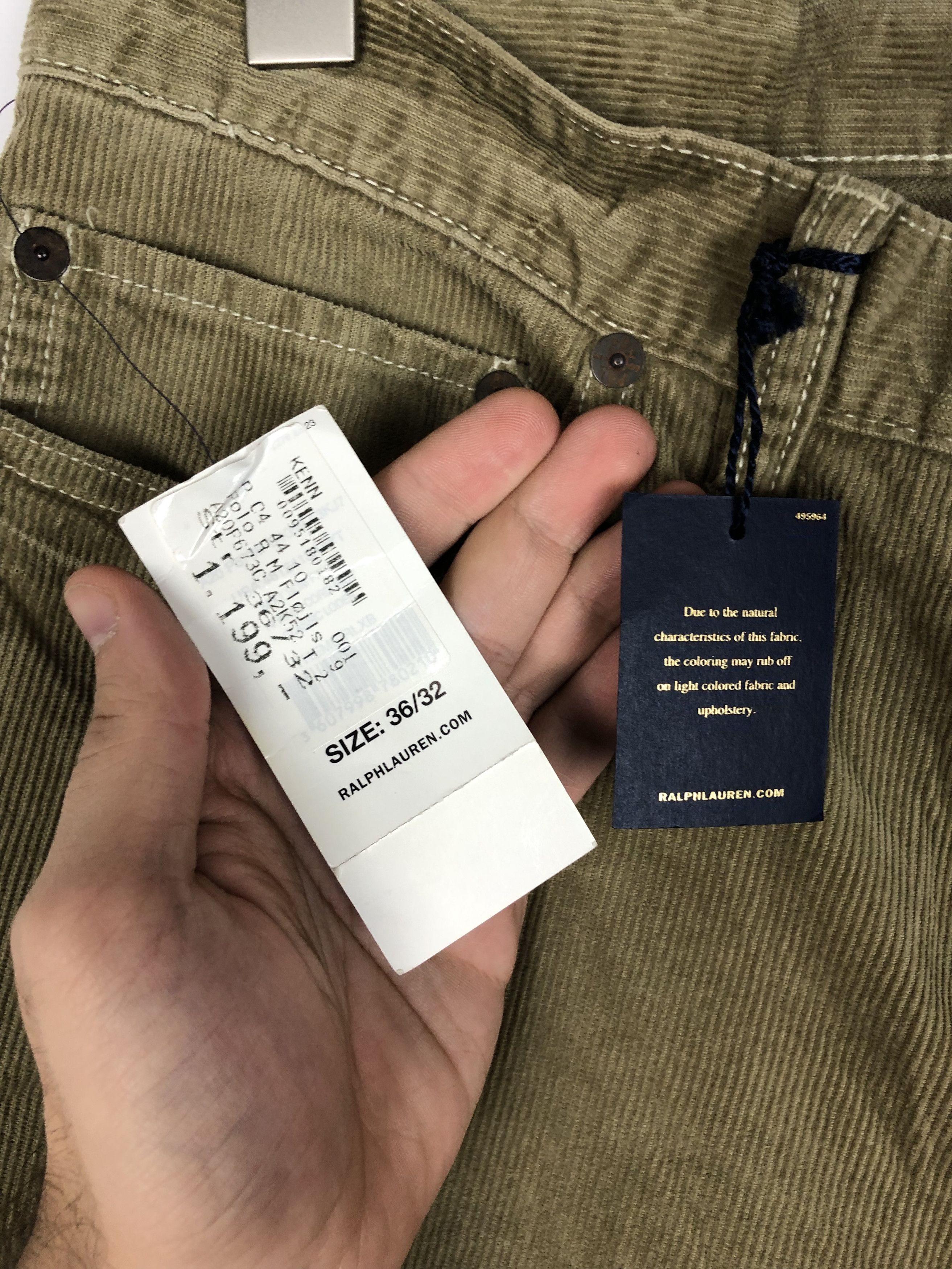 Polo Ralph Lauren Polo Ralph Lauren Corduroy Pants Brown Size US 36 / EU 52 - 7 Thumbnail