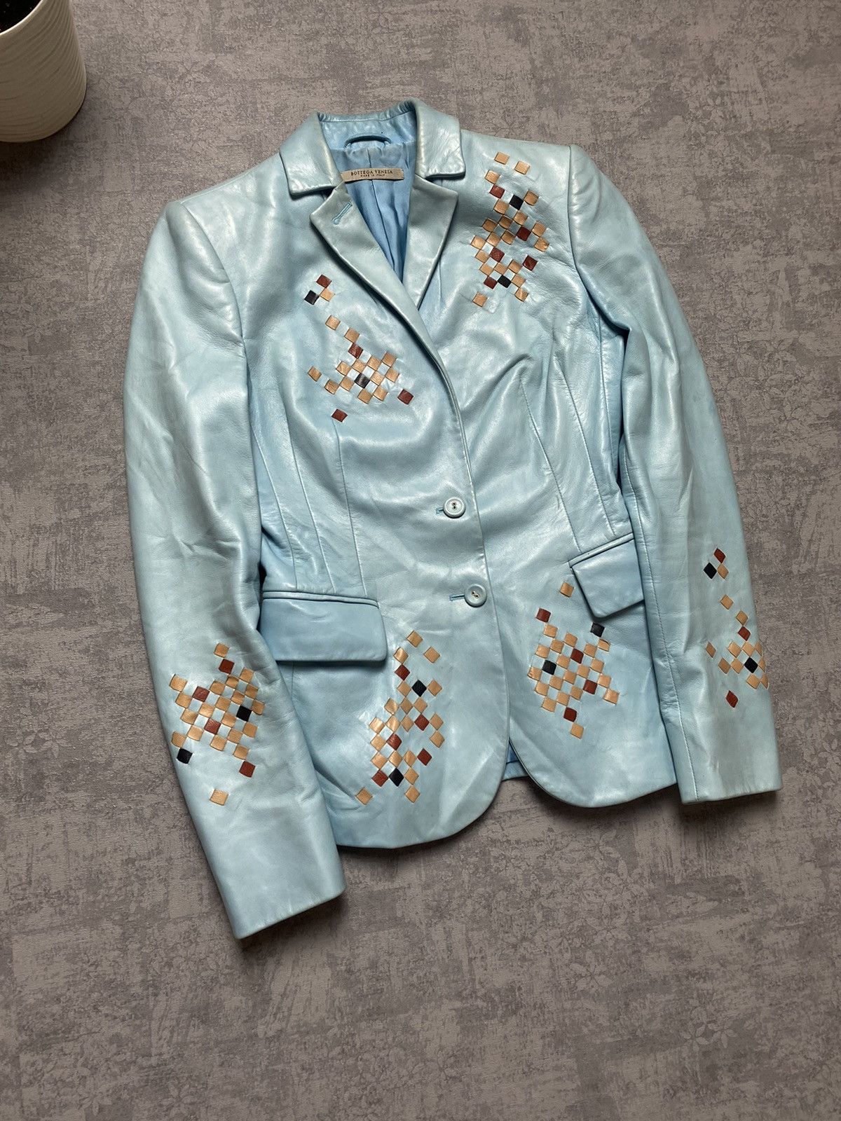 Bottega Veneta Bottega Veneta leather blazer Size S / US 4 / IT 40 - 3 Thumbnail