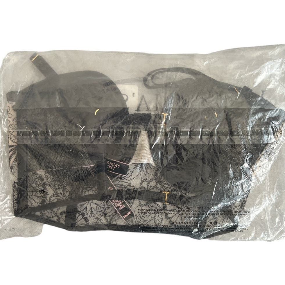 Victoria's Secret Victoria's Secret Black Long Line Balconette Bra, 32D Size ONE SIZE - 4 Thumbnail