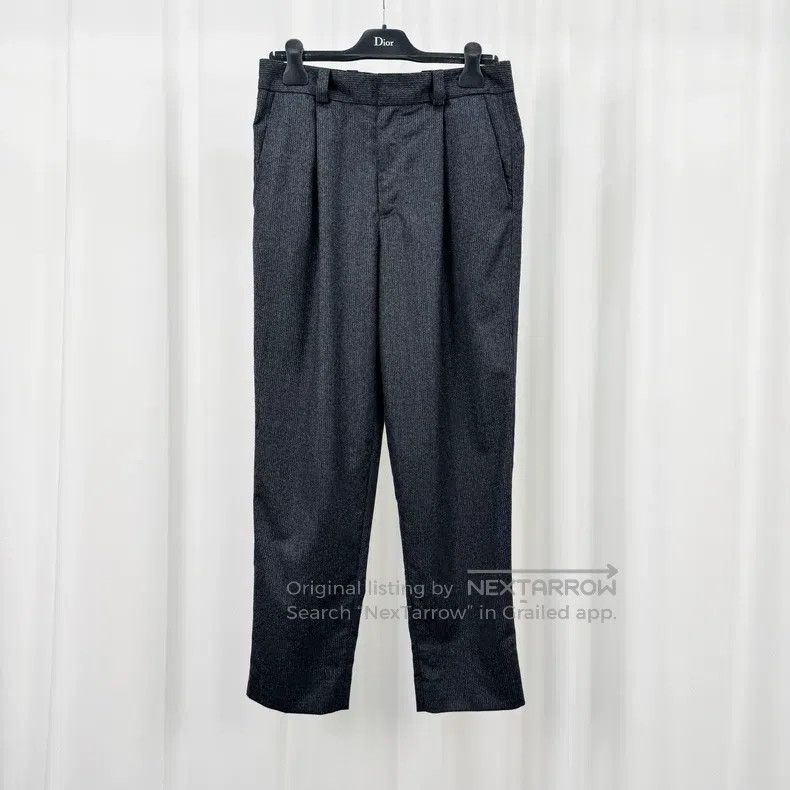 Acne Studios Acne Studios Striped lining cashew flower wool casual long Size US 44 / EU 60 - 1 Thumbnail