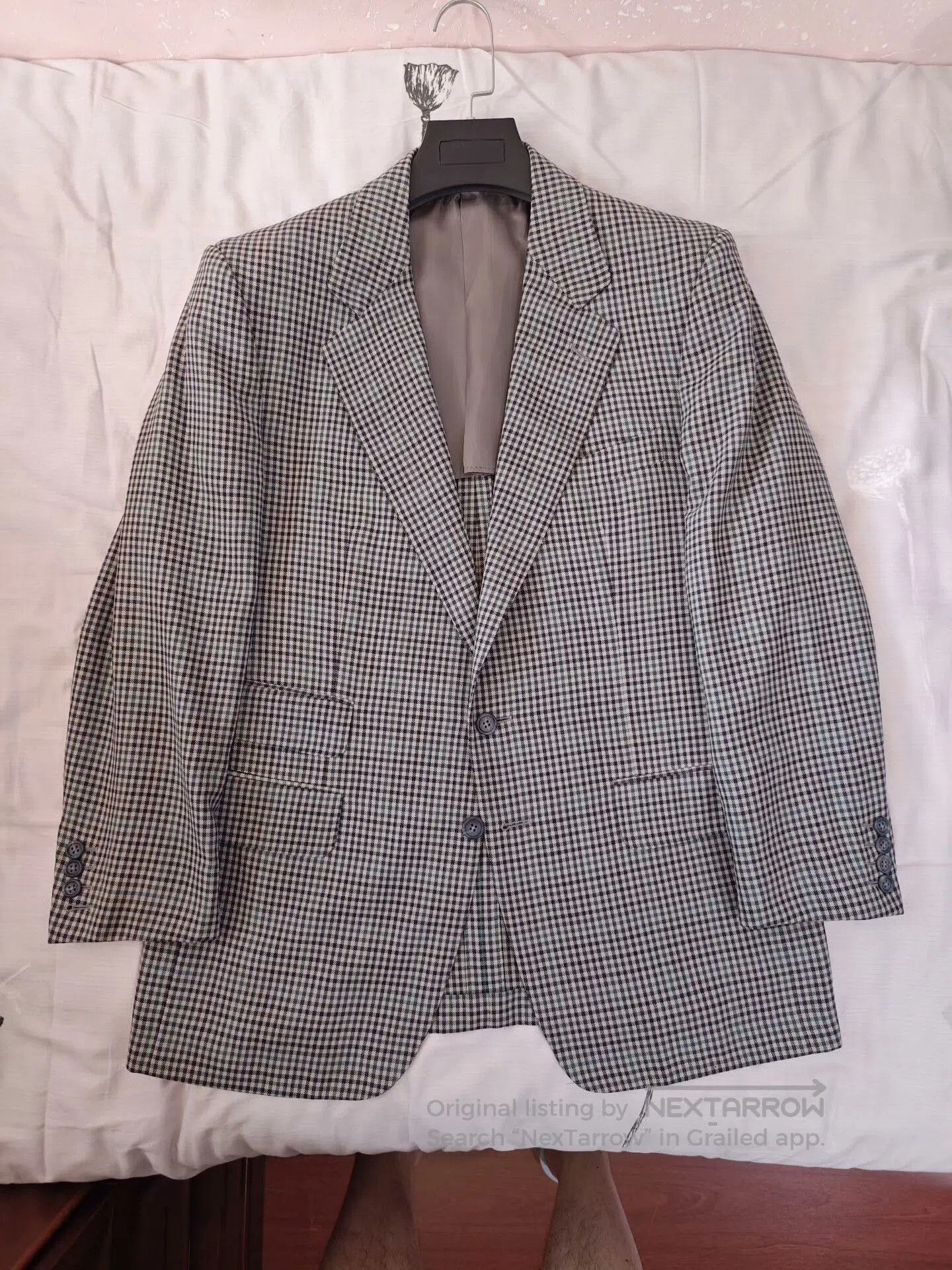 Ermenegildo Zegna Dunhill Italian Wool Plaid Blazer. Size US M / EU 48-50 / 2 - 5 Thumbnail