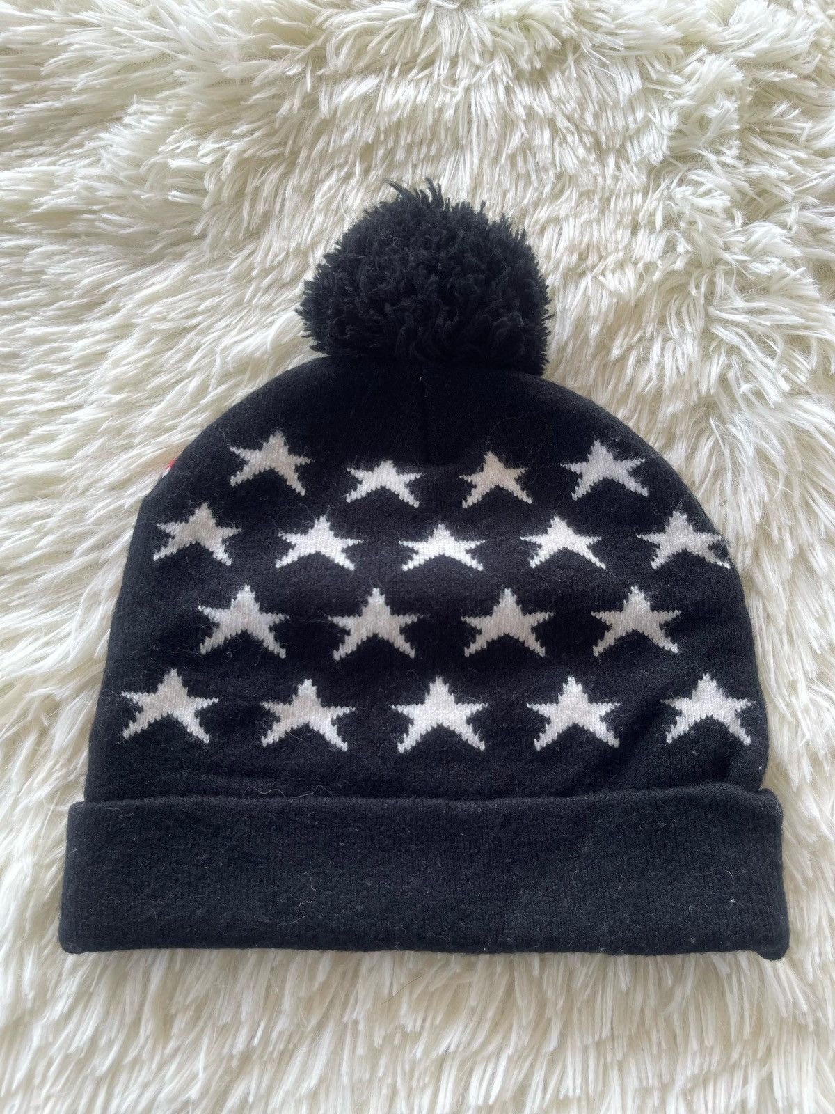 Vintage Union Jack Snow Beanie Hat Size ONE SIZE - 8 Thumbnail
