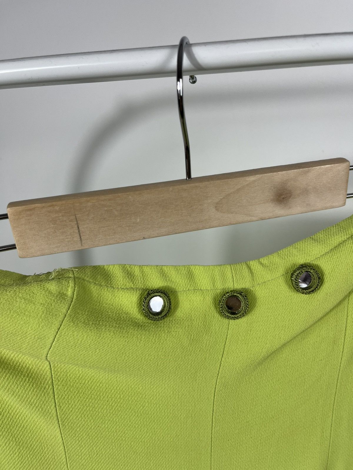 Other Vintage Sportstaff Lime Green Pantsuit Blazer Trouser Set 44 Size M / US 6-8 / IT 42-44 - 15 Thumbnail