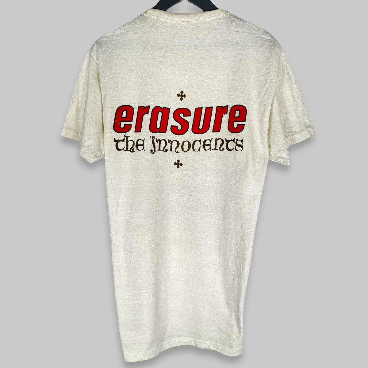 Band Tees Vintage 1988 Erasure The Innocents Mute Records Band T Shirt Size US XL / EU 56 / 4 - 2 Thumbnail
