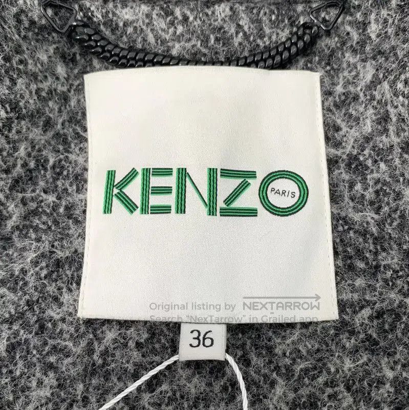 Kenzo Kenzo Women's Double-Breasted Gray Wool Coat . Size XS / US 0-2 / IT 36-38 - 5 Thumbnail