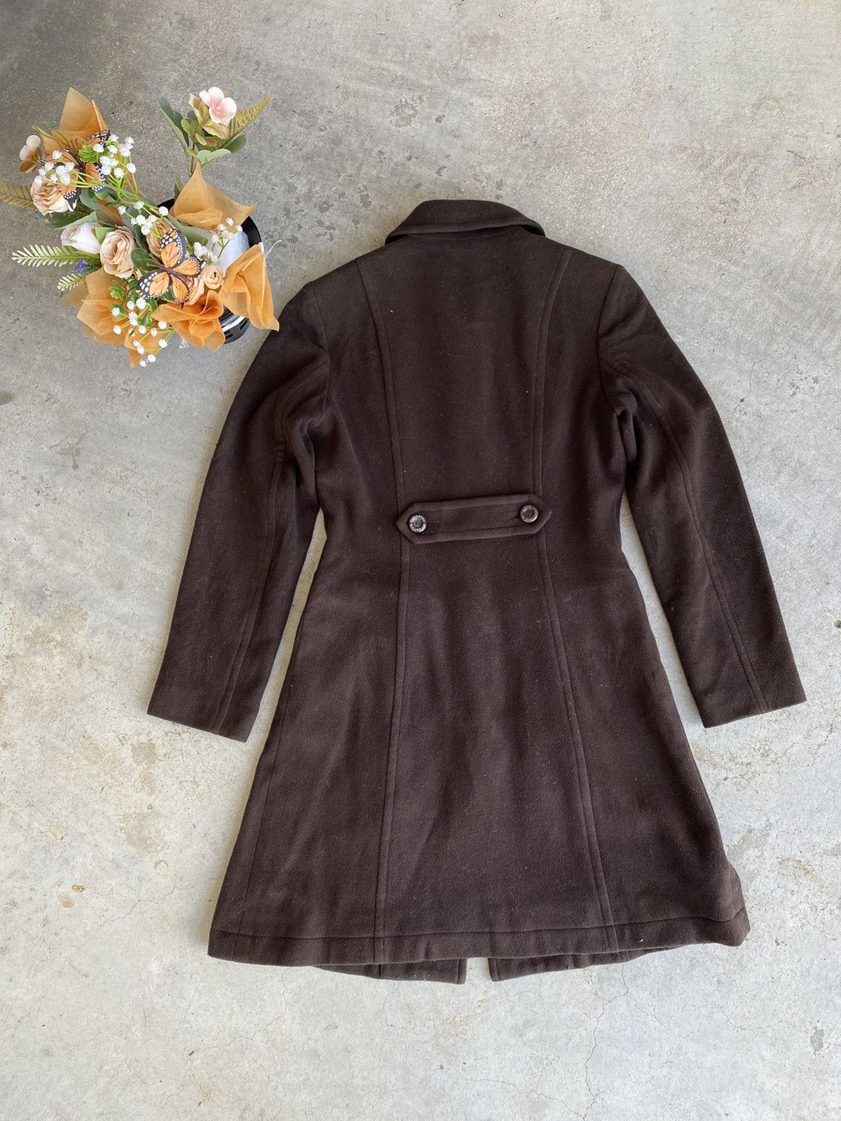 Burberry Burberry Wool Coat Long Jacket Size S / US 4 / IT 40 - 4 Thumbnail