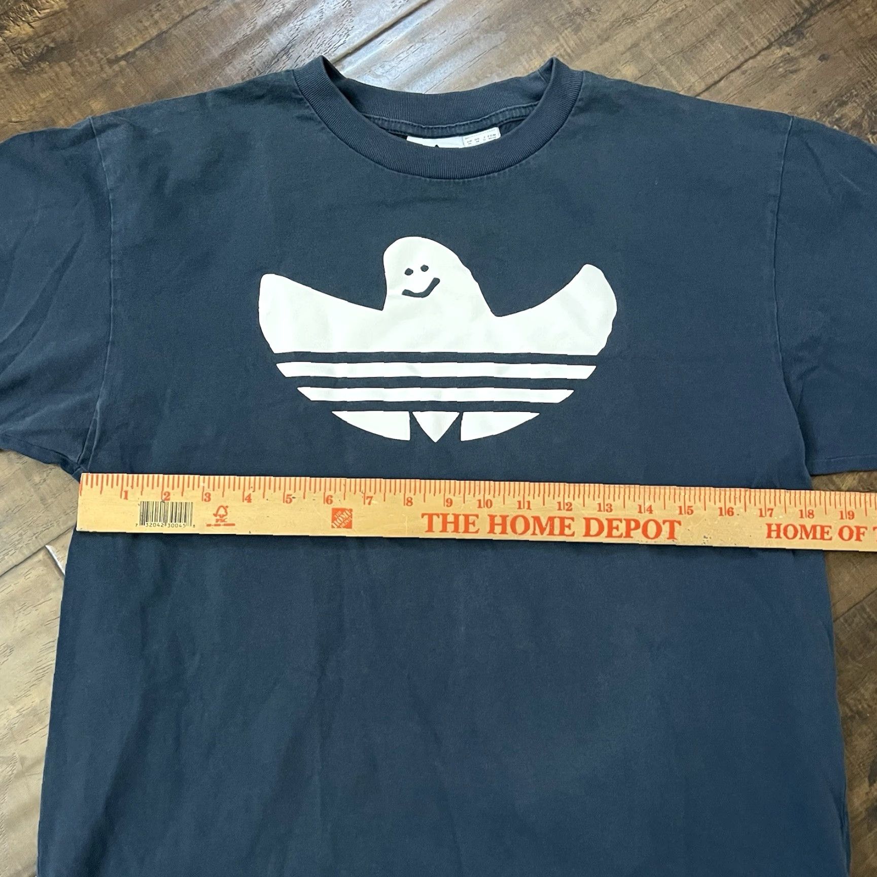 Adidas VINTAGE adidas Originals Skate Shmoo T-Shirt Men Medium Blue Sports 90s Mens Size US M / EU 48-50 / 2 - 4 Thumbnail