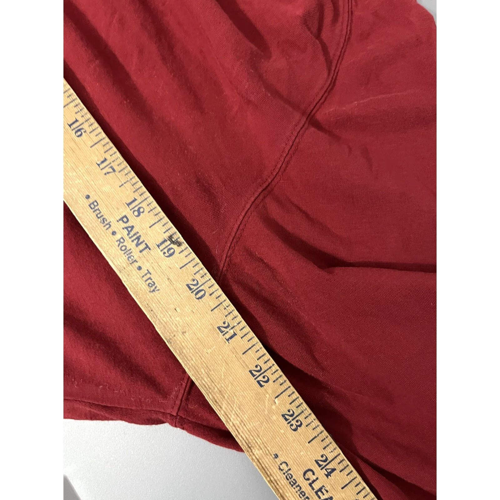Express VINTAGE Express Women's Sweater Shirt Small Red Preppy Ribbed V-Neck 90s Retro Size S / US 4 / IT 40 - 5 Thumbnail