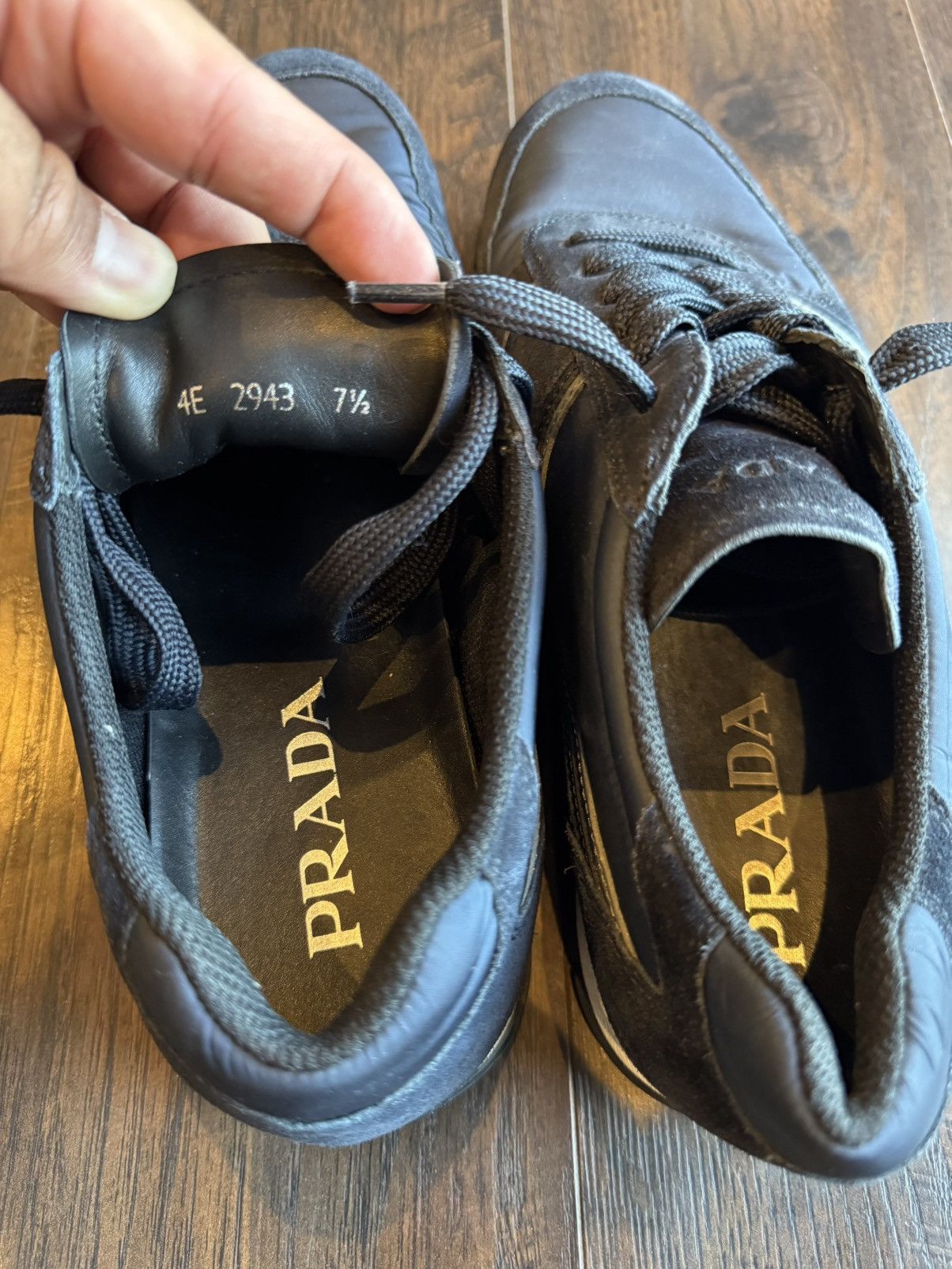 Prada Men’s Prada Tennis Sneakers Size US 8.5 / EU 41-42 - 6 Thumbnail