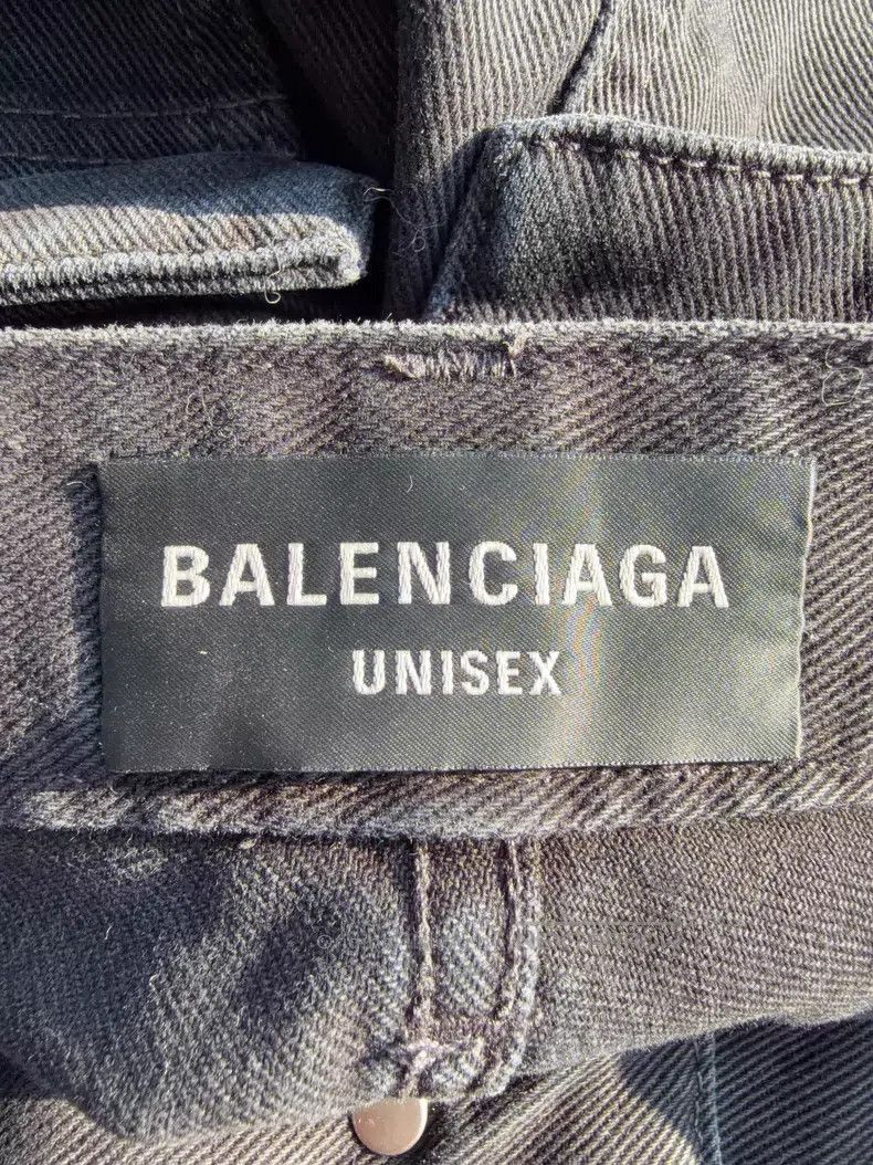 Balenciaga Balenciaga size S Washed Cargo Distressed Wide Leg Logger Size US 27 - 4 Thumbnail