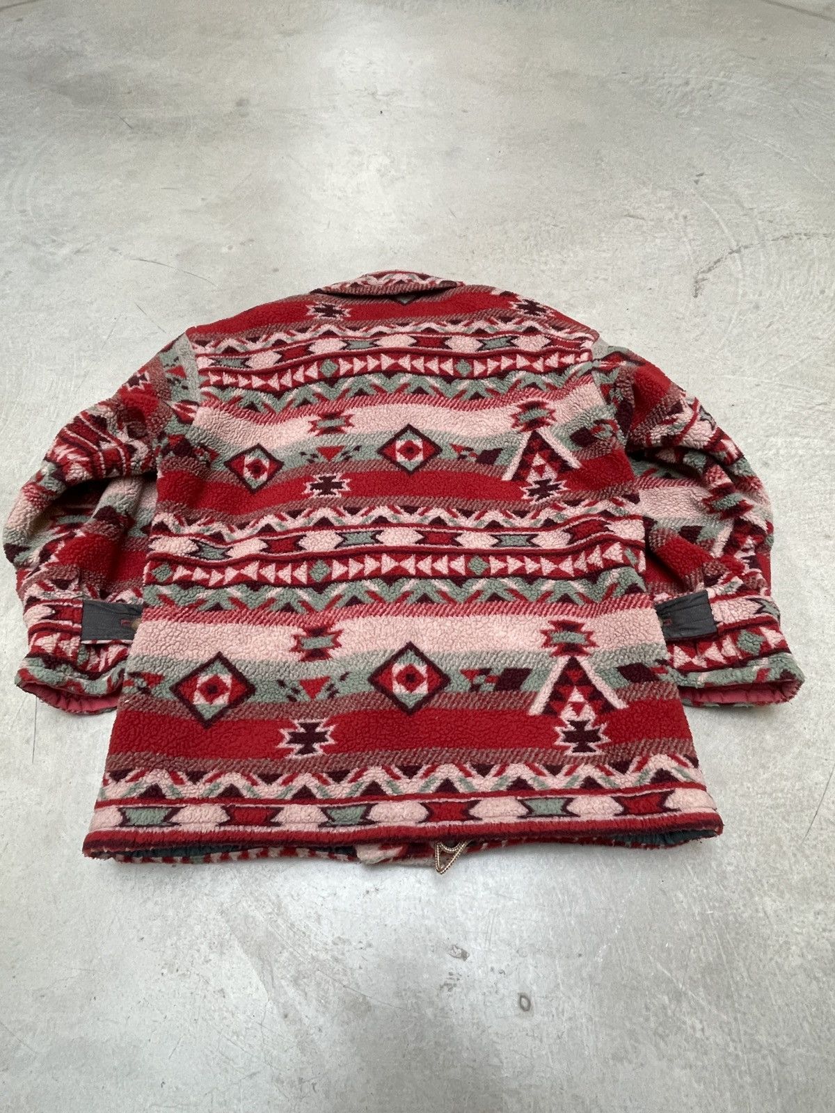 Other Vintage Tenson Tribal Fleece Waxed Cotton Jacket XL Size US XL / EU 56 / 4 - 17 Thumbnail