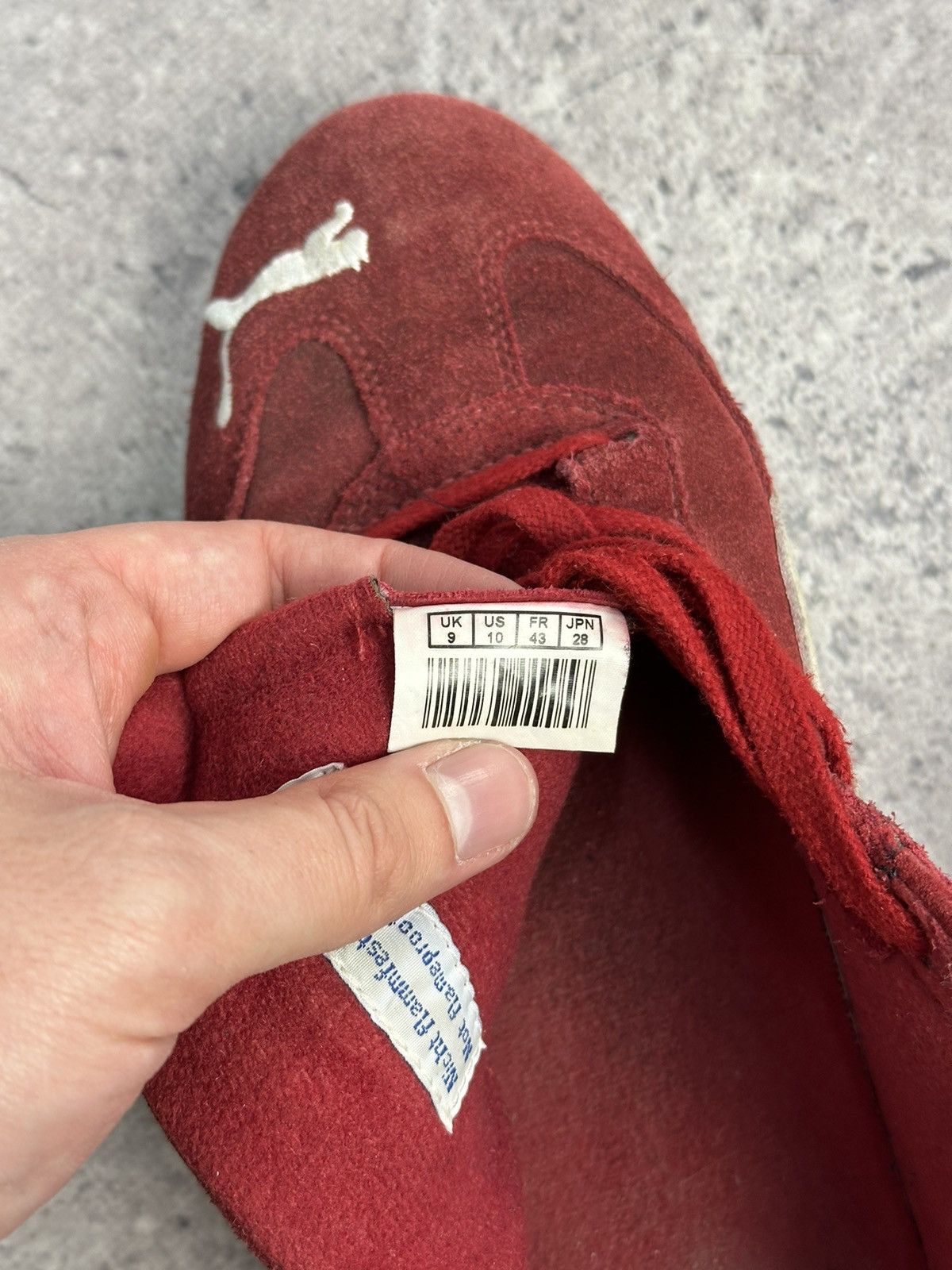 Puma Archival 🔥 Puma Speedcat Vintage Leather Suede Shoes Red Y2K Size US 10 / EU 43 - 9 Thumbnail