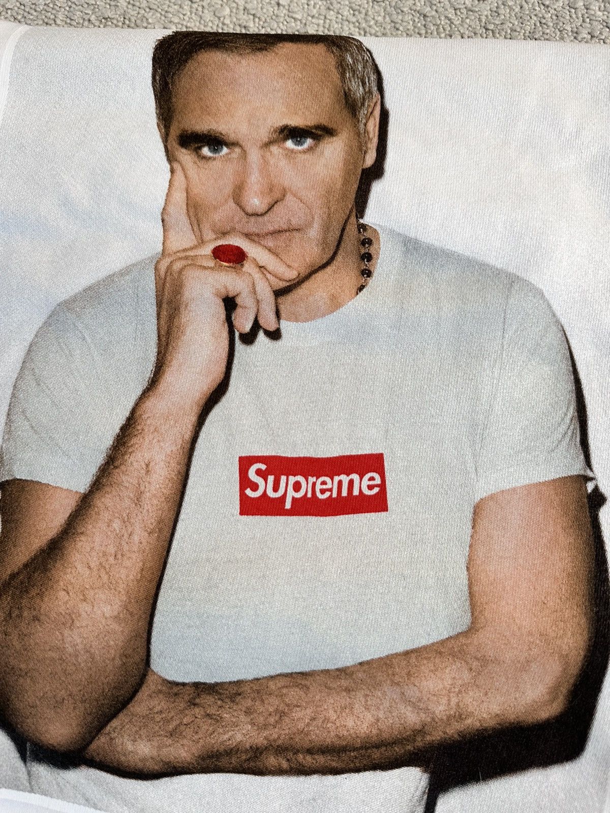 Supreme Supreme Morrissey Photo tee White Small [NEW] Size US S / EU 44-46 / 1 - 3 Thumbnail