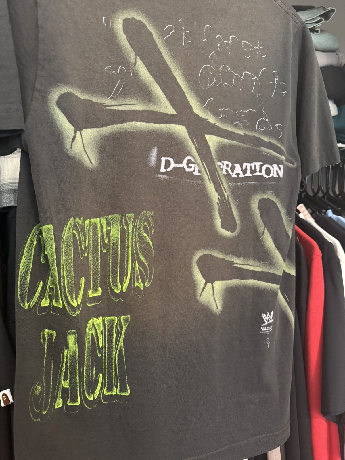 Travis Scott Travis Scott x WWE Two Words DX Tee Size US S / EU 44-46 / 1 - 6 Thumbnail