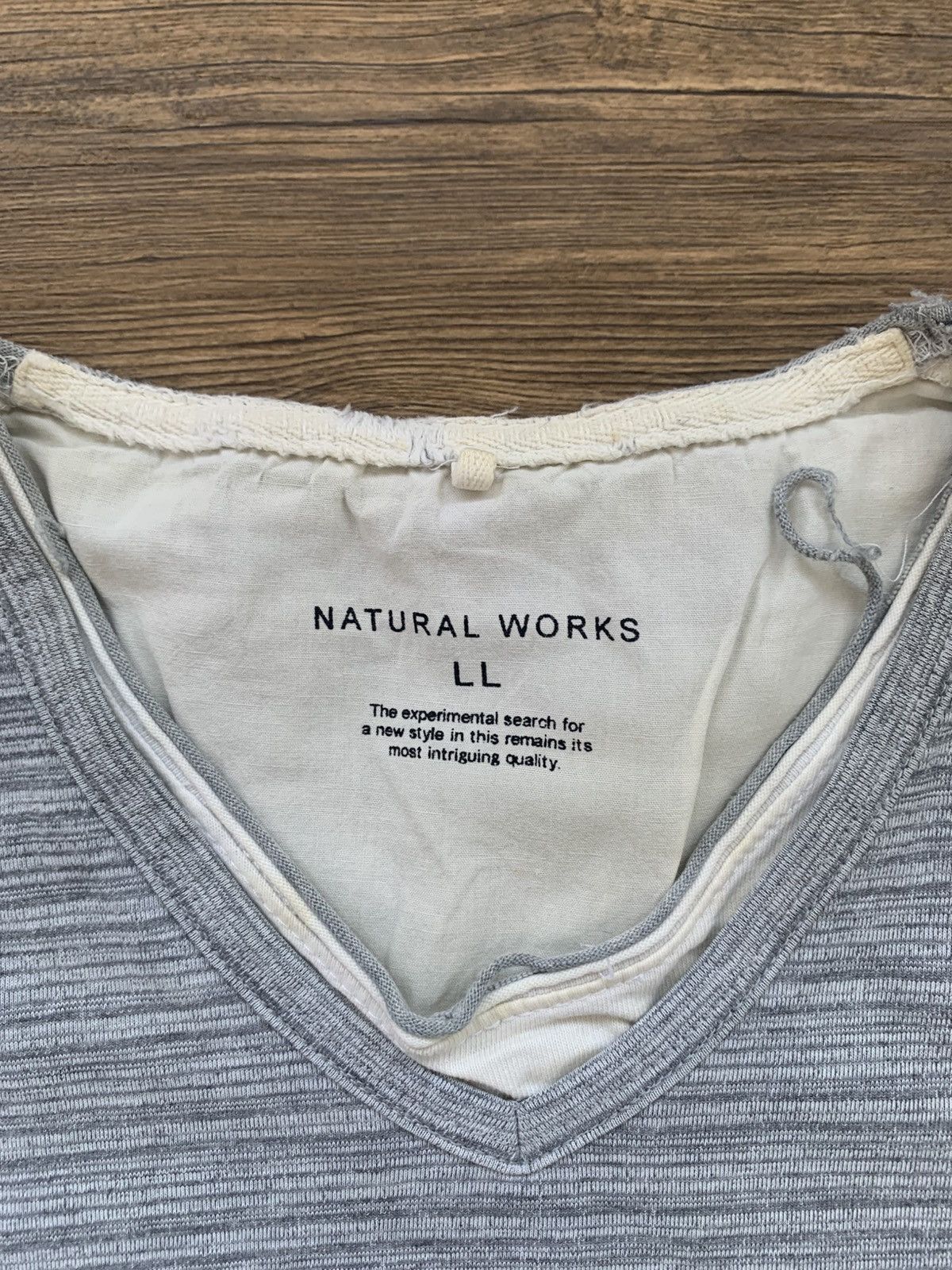 Japanese Brand 2000s japanese archive natural works y2k longsleeve tee Size US L / EU 52-54 / 3 - 4 Thumbnail