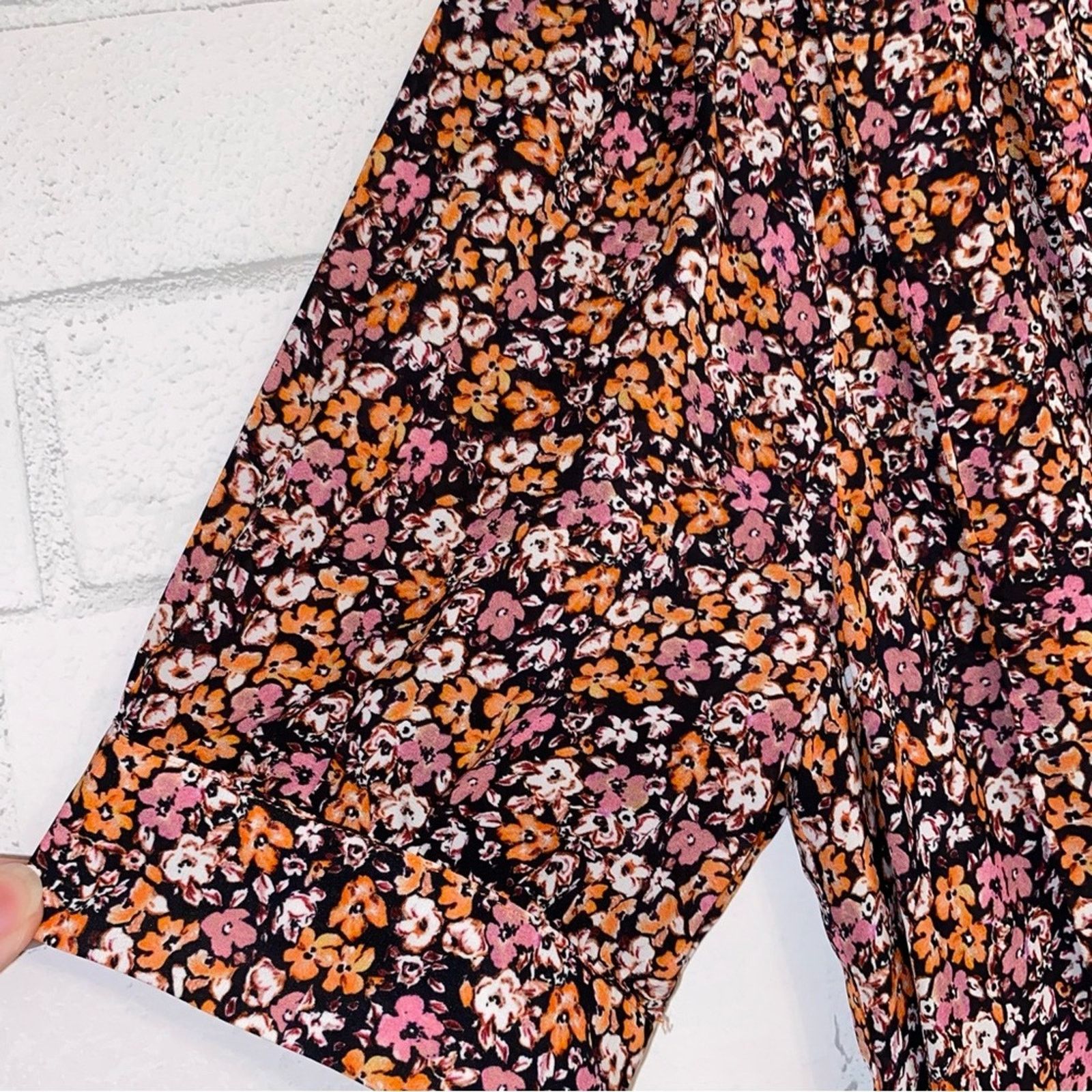 The Kooples THE KOOPLES $355 Floral Print Midi Dress Pink Sz 1 (S) Size S / US 4 / IT 40 - 10 Thumbnail
