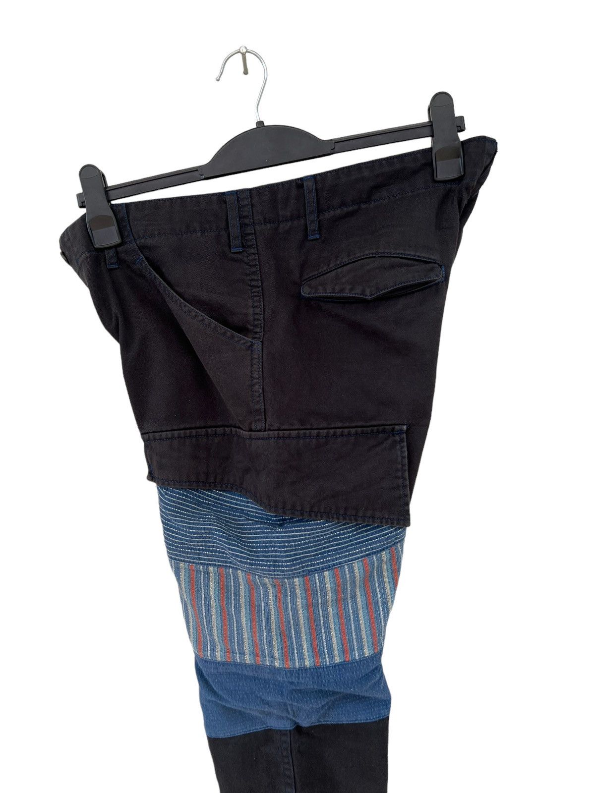 Vintage Vintage Swing Incomp Japan Hybrid Fade Black Cargo Trouser Size US 32 / EU 48 - 22 Thumbnail