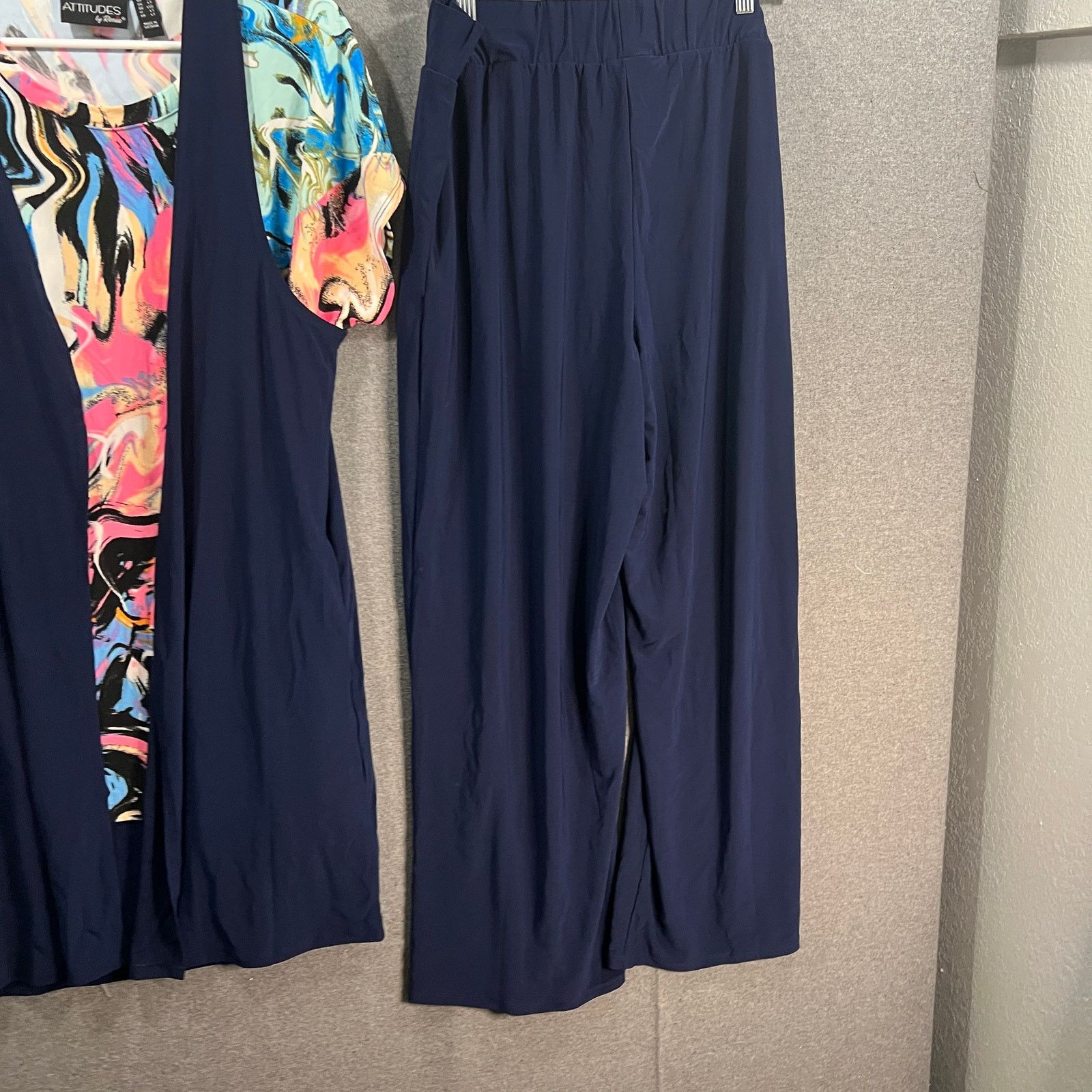 Other Attitudes by Renee Tall Global Illusion 3 Piece Set Navy Size M / US 6-8 / IT 42-44 - 6 Thumbnail