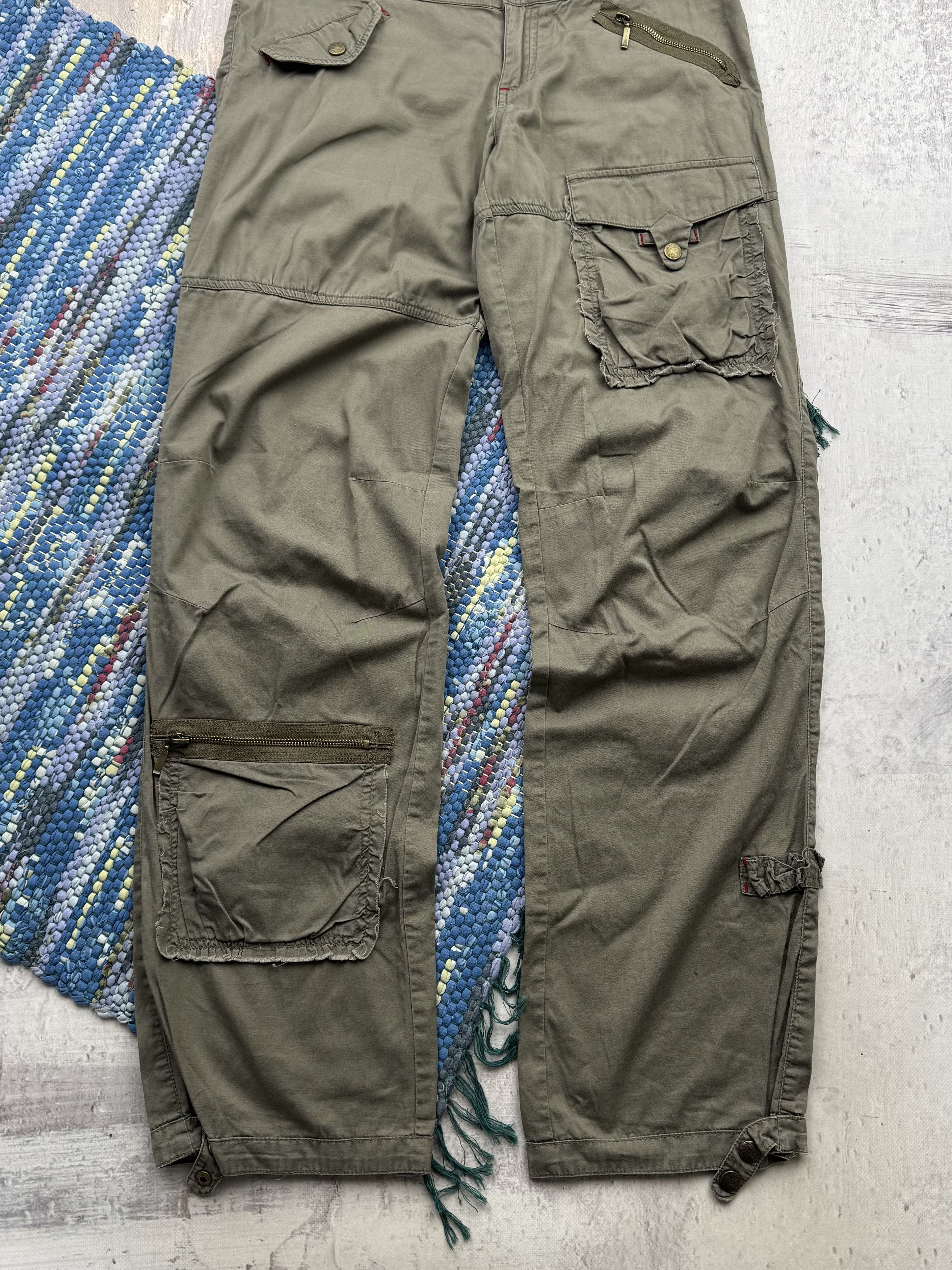 Vintage Vintage Wide Pants A621(385) Size US 30 / EU 46 - 3 Thumbnail