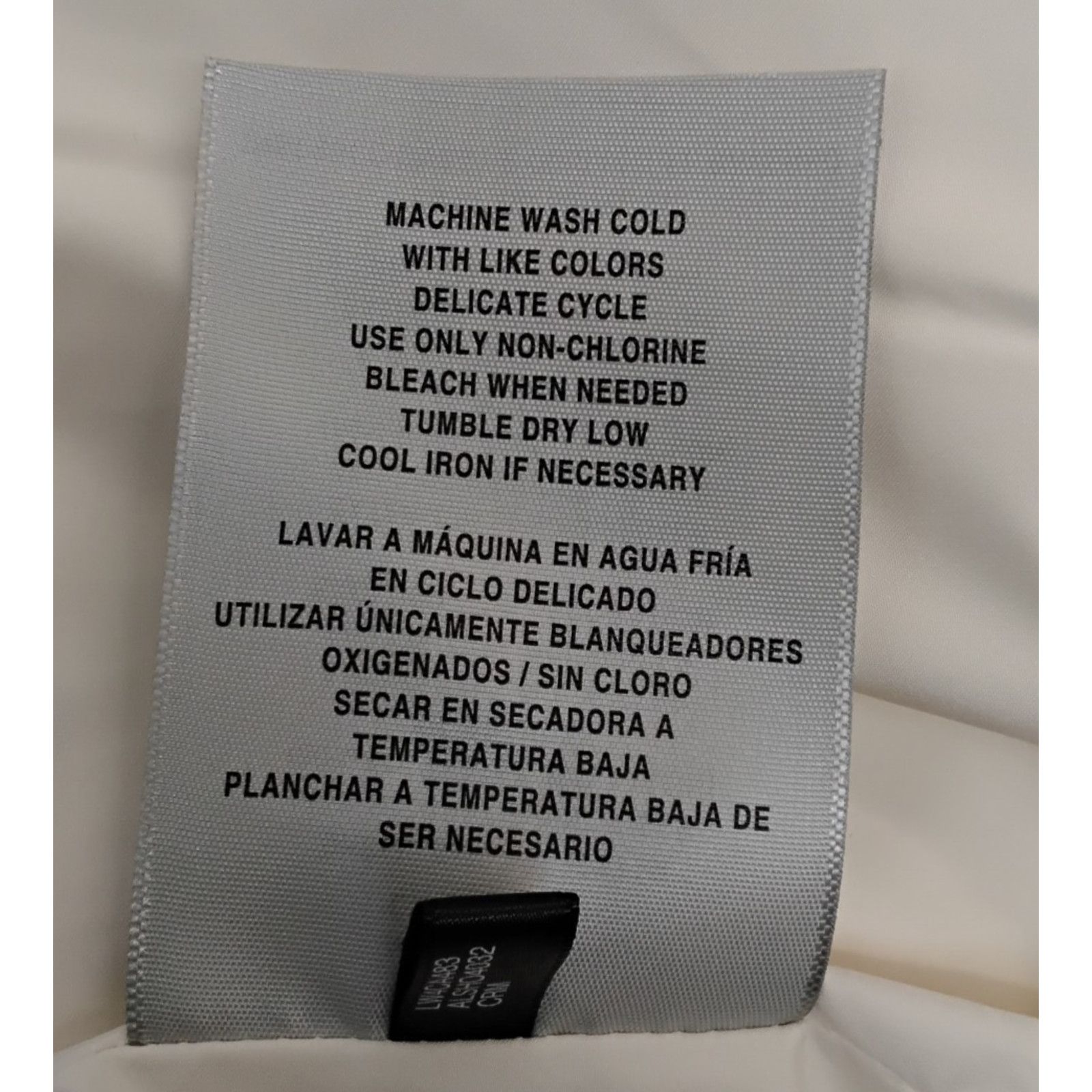 Levi's Levi's Corduroy Puffer Jacket Women's XL White Cropped NWT Size XL / US 12-14 / IT 48-50 - 9 Thumbnail