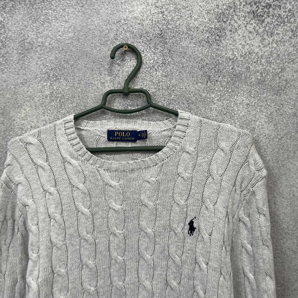 Polo Ralph Lauren Polo Ralph Lauren Knit Sweater Gray Crewneck Vintage 90s Size US M / EU 48-50 / 2 - 5 Thumbnail