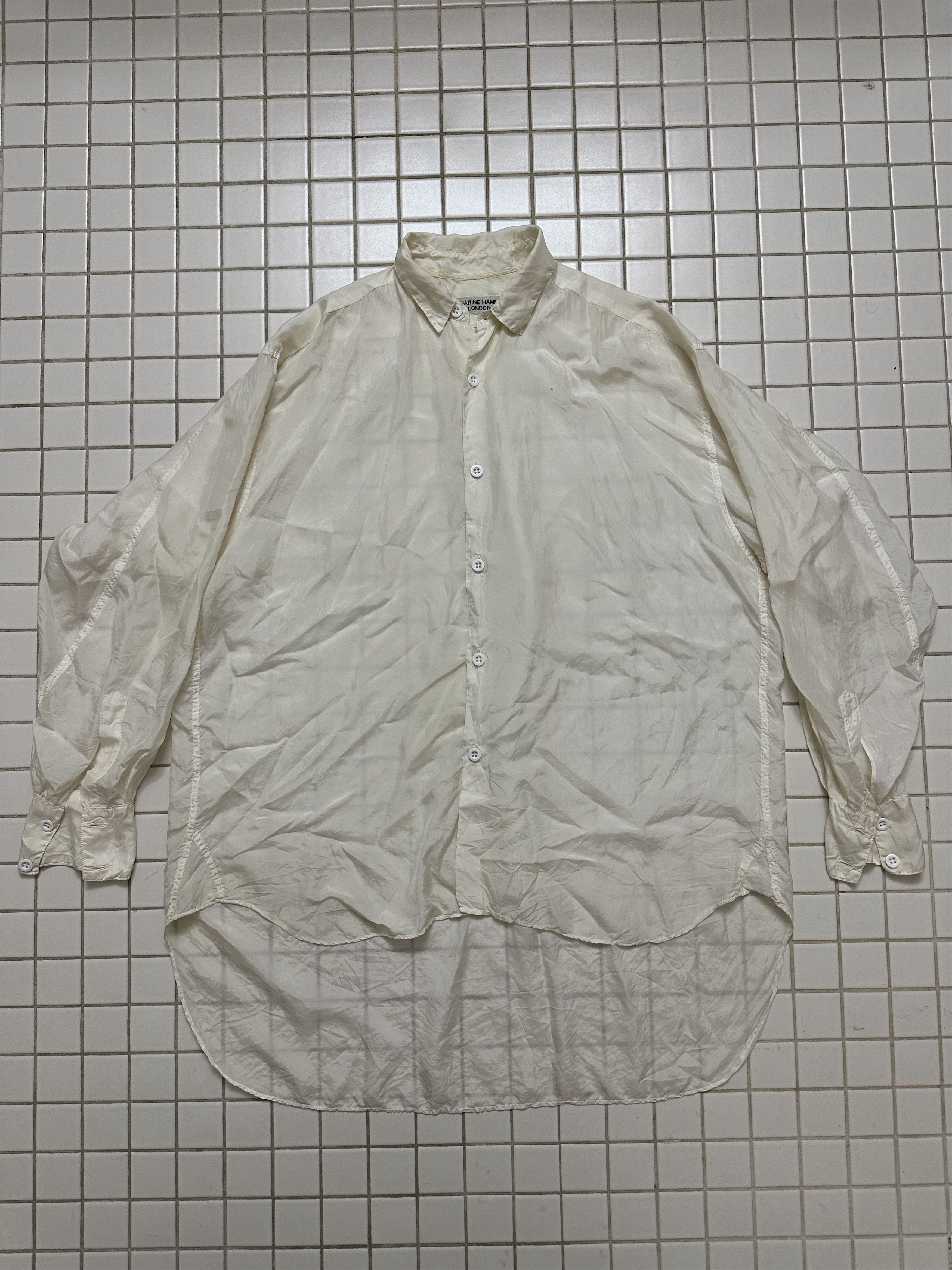 KATHARINE HAMNETT 80s 100% Silk shirt