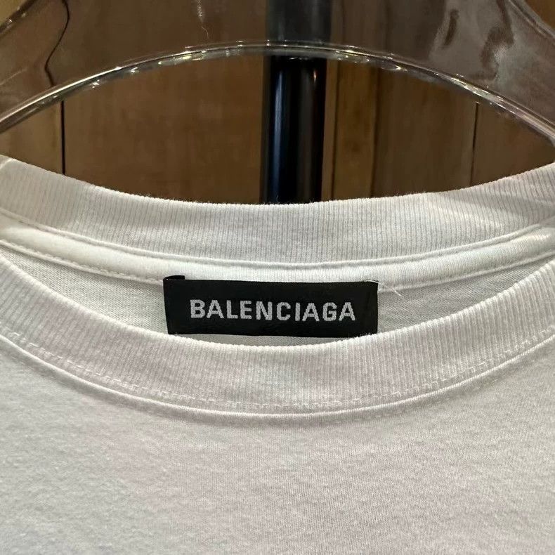Balenciaga Balenciaga White lock logo short sleeve Size US XS / EU 42 / 0 - 4 Thumbnail
