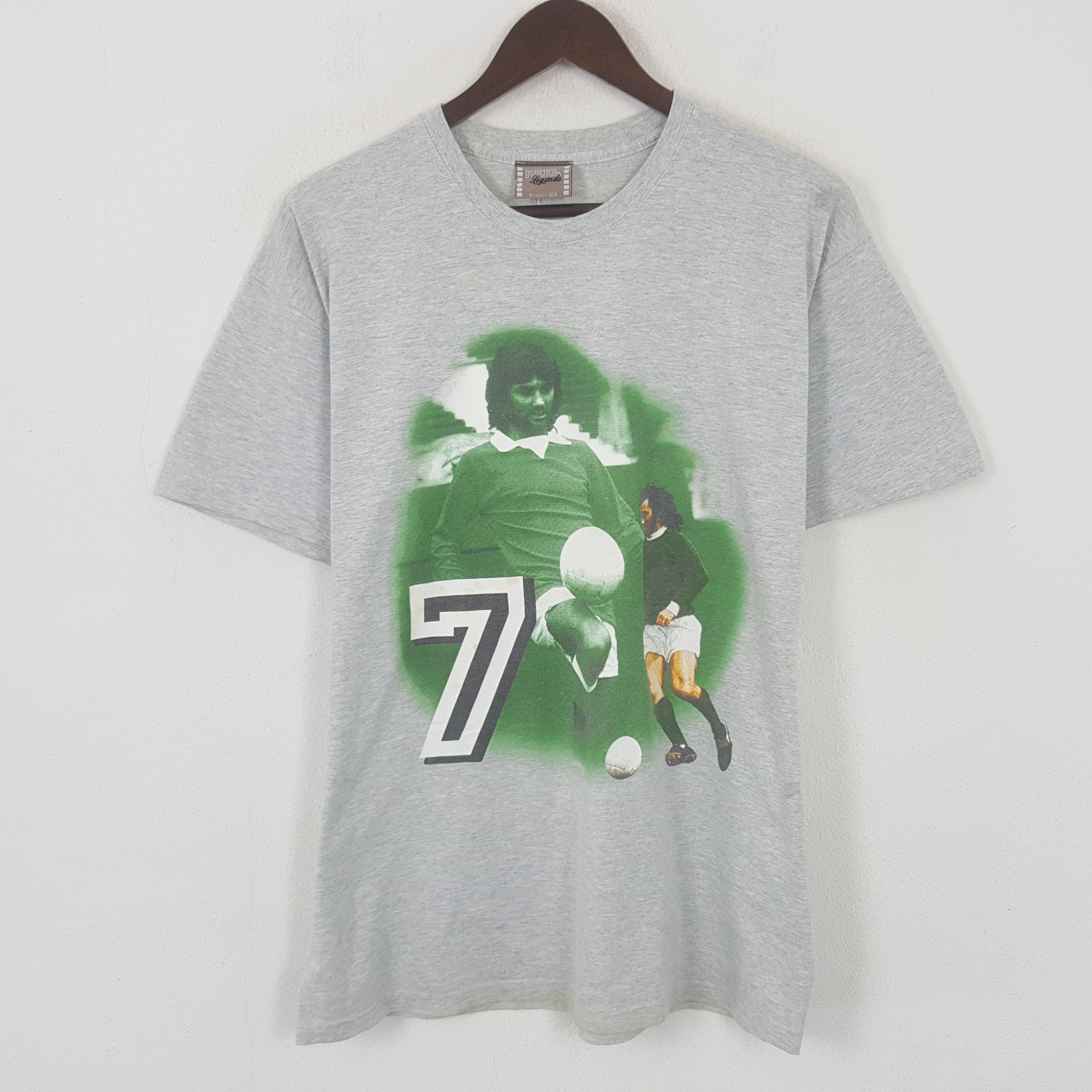 Vintage Vintage George Best Manchester United Legendary Tshirt Size US L / EU 52-54 / 3 - 1 Thumbnail