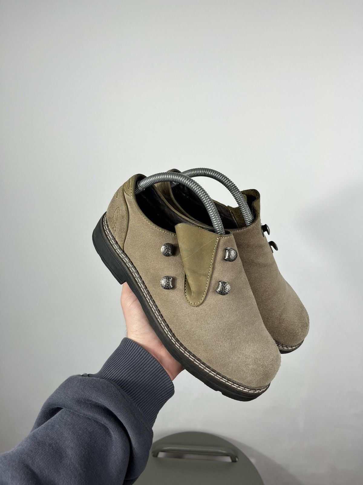 Other Suede Slip On Loafers Metal Buttons EU 40 Size US 7 / EU 40 - 10 Thumbnail