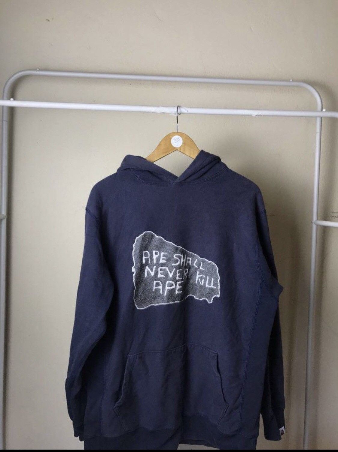 Bape OG CIRCA 2000 APE SHALL NEVER KILL APE HOODIE Size US L / EU 52-54 / 3 - 1 Thumbnail