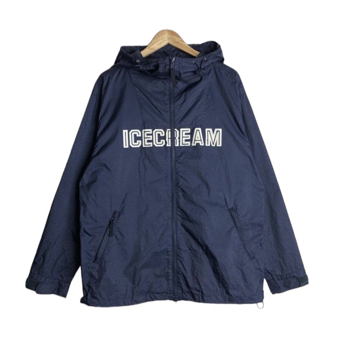 image of Vintage Bbc Billionaire Boys Club Ice Cream Big Logo Jacket in Blue, Men's (Size Large)