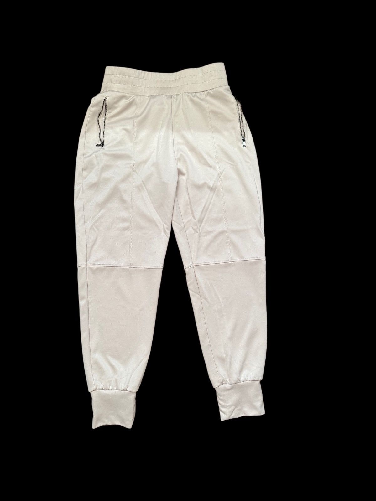 Guess GUESS Beige Satin Joggers Size 32" / US 10 / IT 46 - 2 Thumbnail