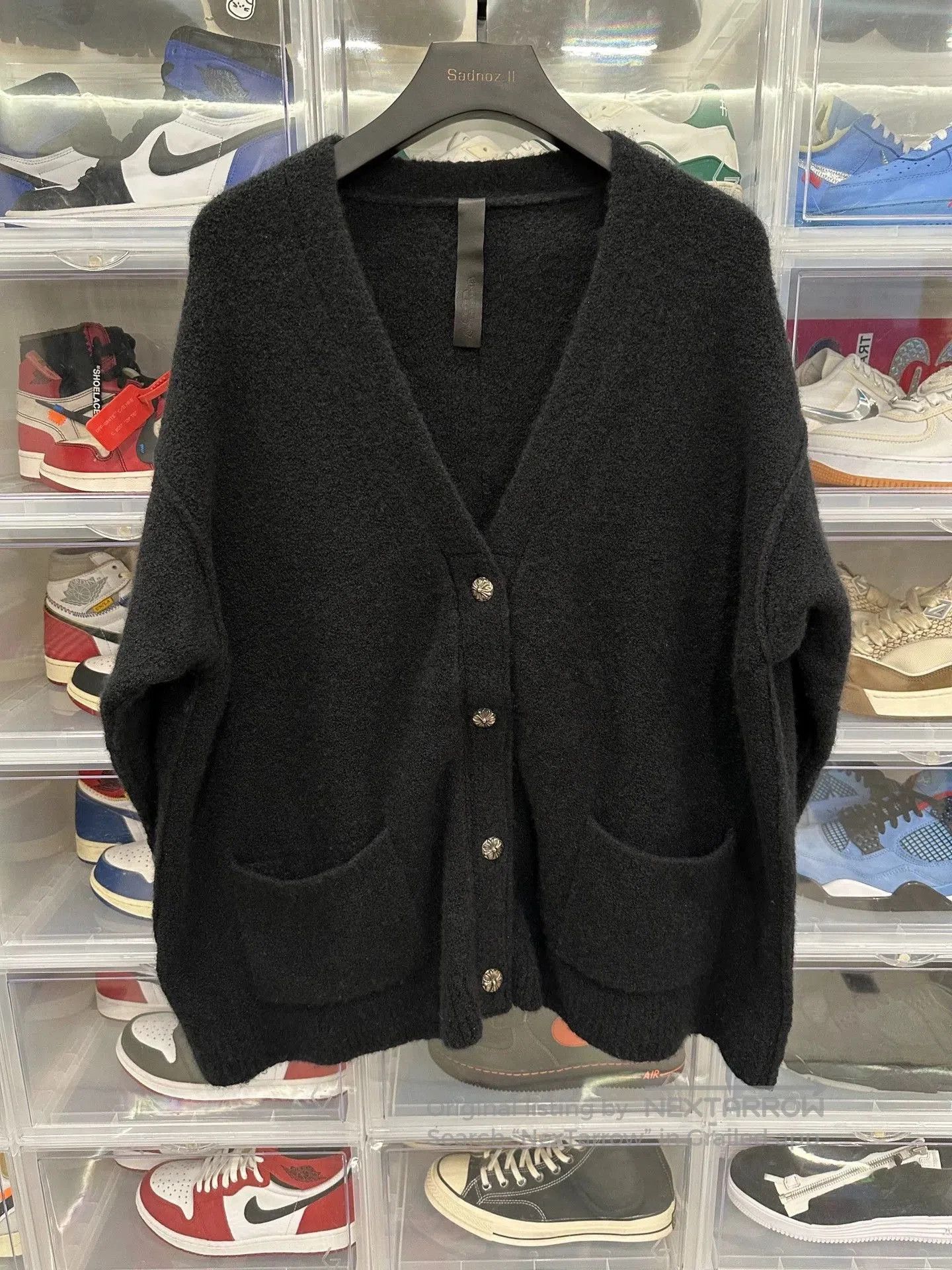 Chrome Hearts chrome hearts leopard print cardigan in cashmere. Size US L / EU 52-54 / 3 - 2 Thumbnail