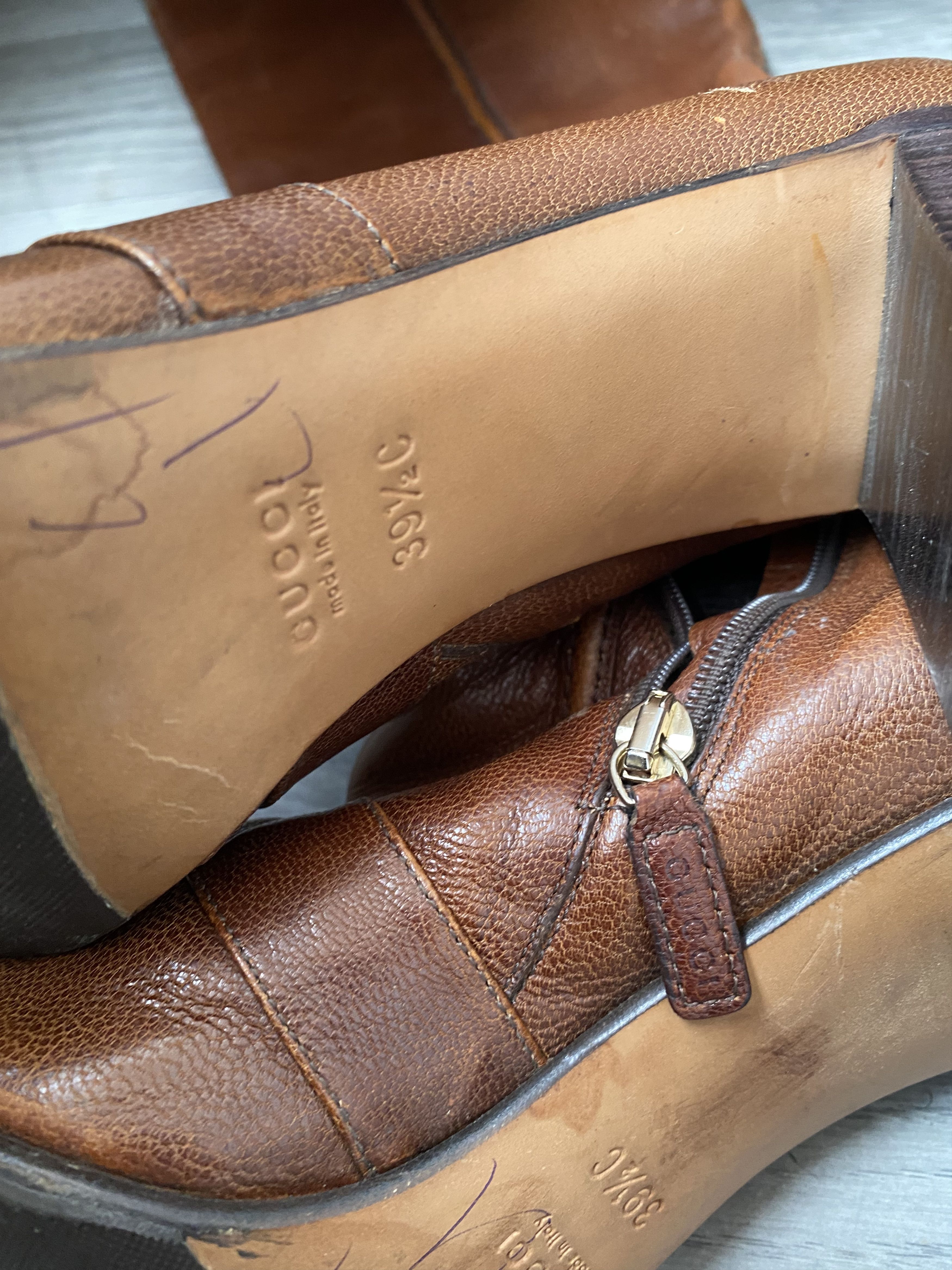 Gucci Gucci horsebit leather brown grain boots sz 39.5 Size US 9.5 / IT 39.5 - 13 Thumbnail