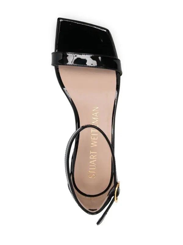Stuart Weitzman os11x0126 Nudist June Sandals in Black Size US 8 / IT 38 - 4 Thumbnail