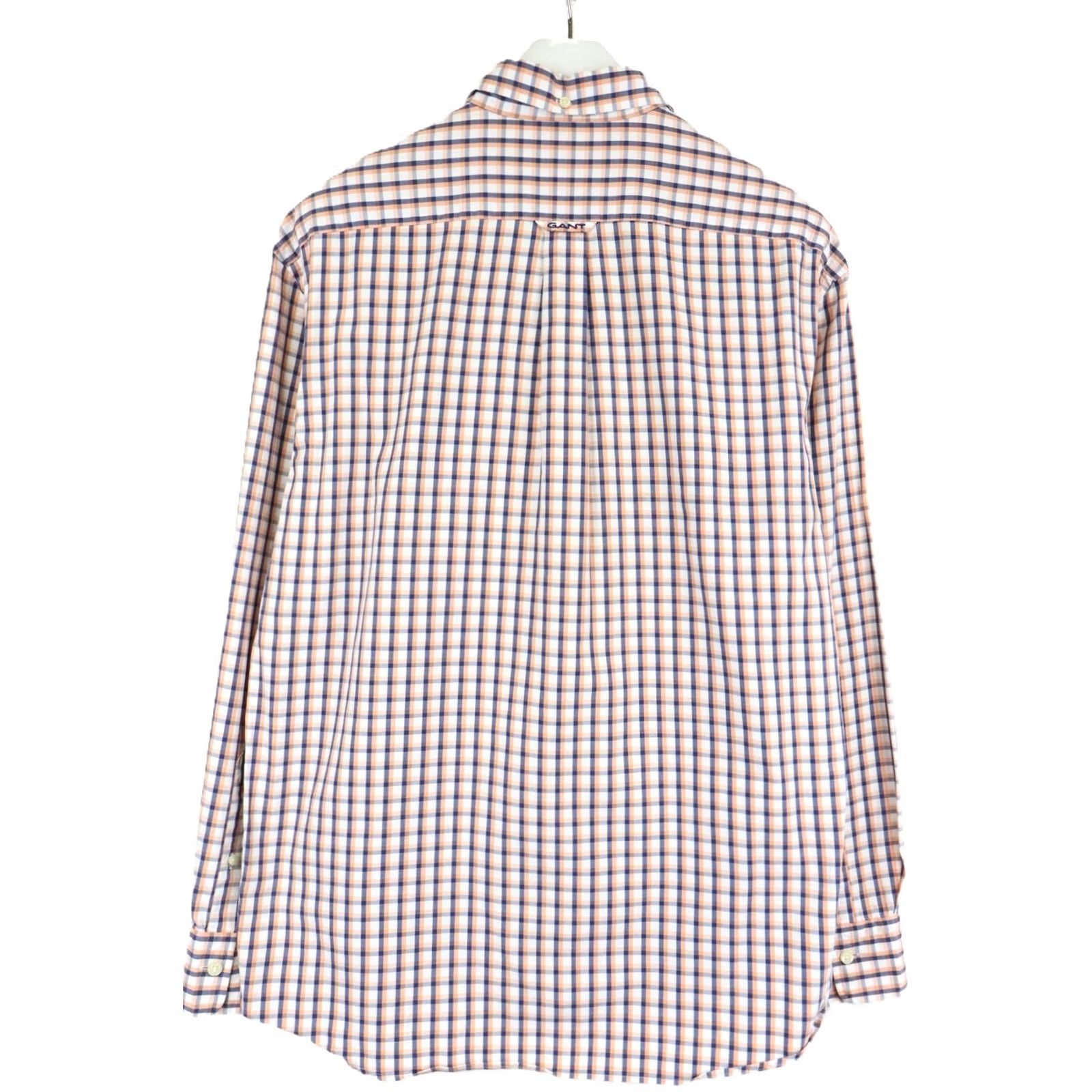 Gant GANT Pinpoint Oxford Shirt Men's LARGE Multicolor Check Regular Fit Long Sleeve Size US L / EU 52-54 / 3 - 2 Thumbnail