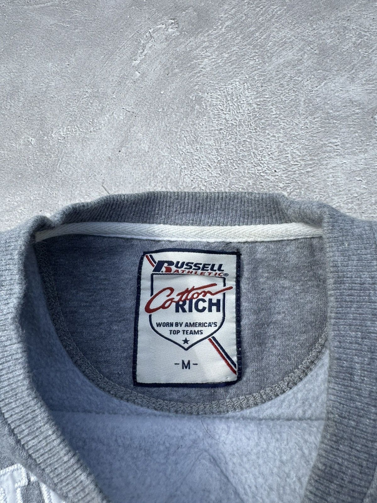 Russell Athletic Vintage Russel Athletic Y2k Baggy fit Gray Sweatshirt Size M / US 6-8 / IT 42-44 - 4 Thumbnail