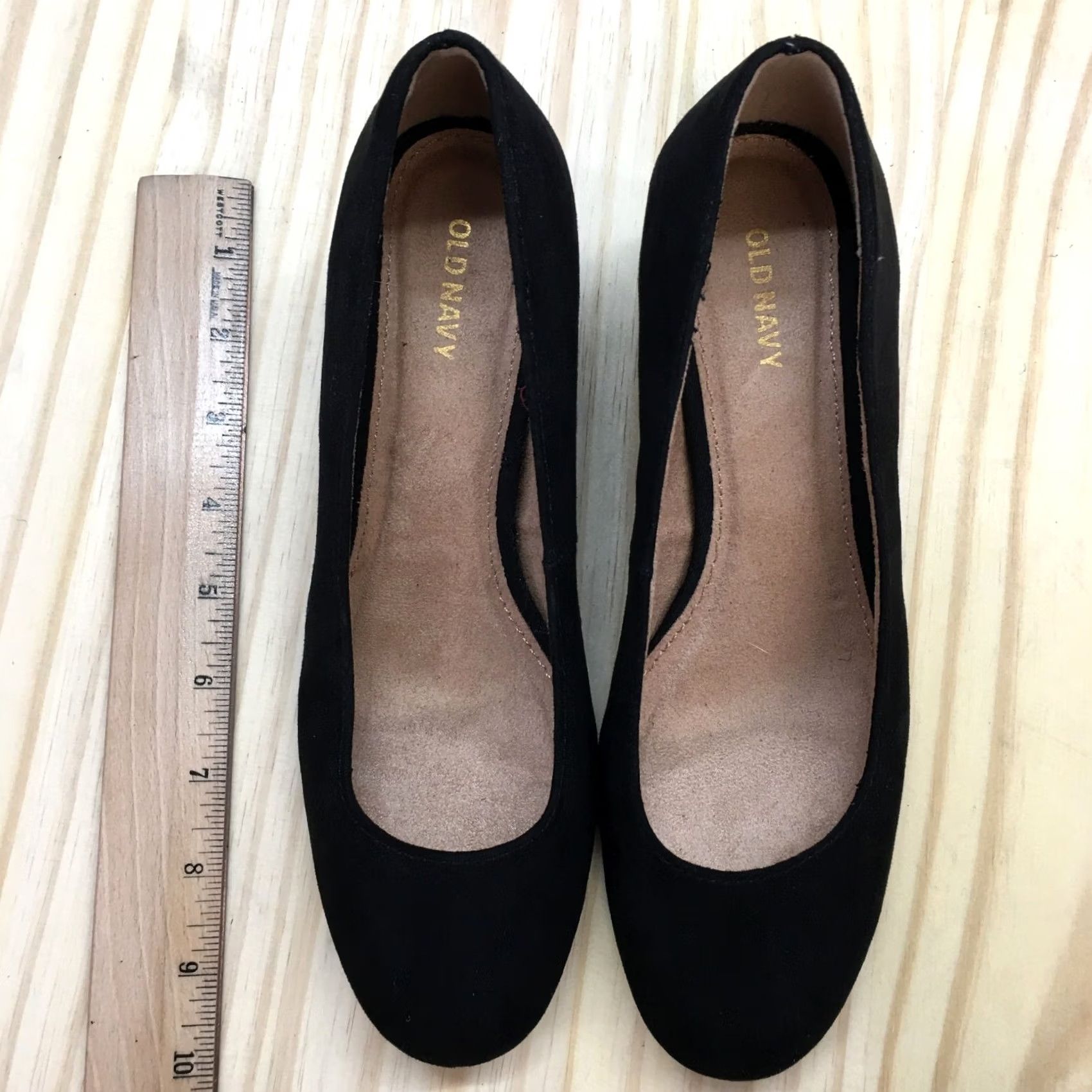 Old Navy Old Navy Shoes Womens Ballet Heel Black Low Top Round Toe Block Casual Slip On XS? Size M / US 6-8 / IT 42-44 - 5 Thumbnail