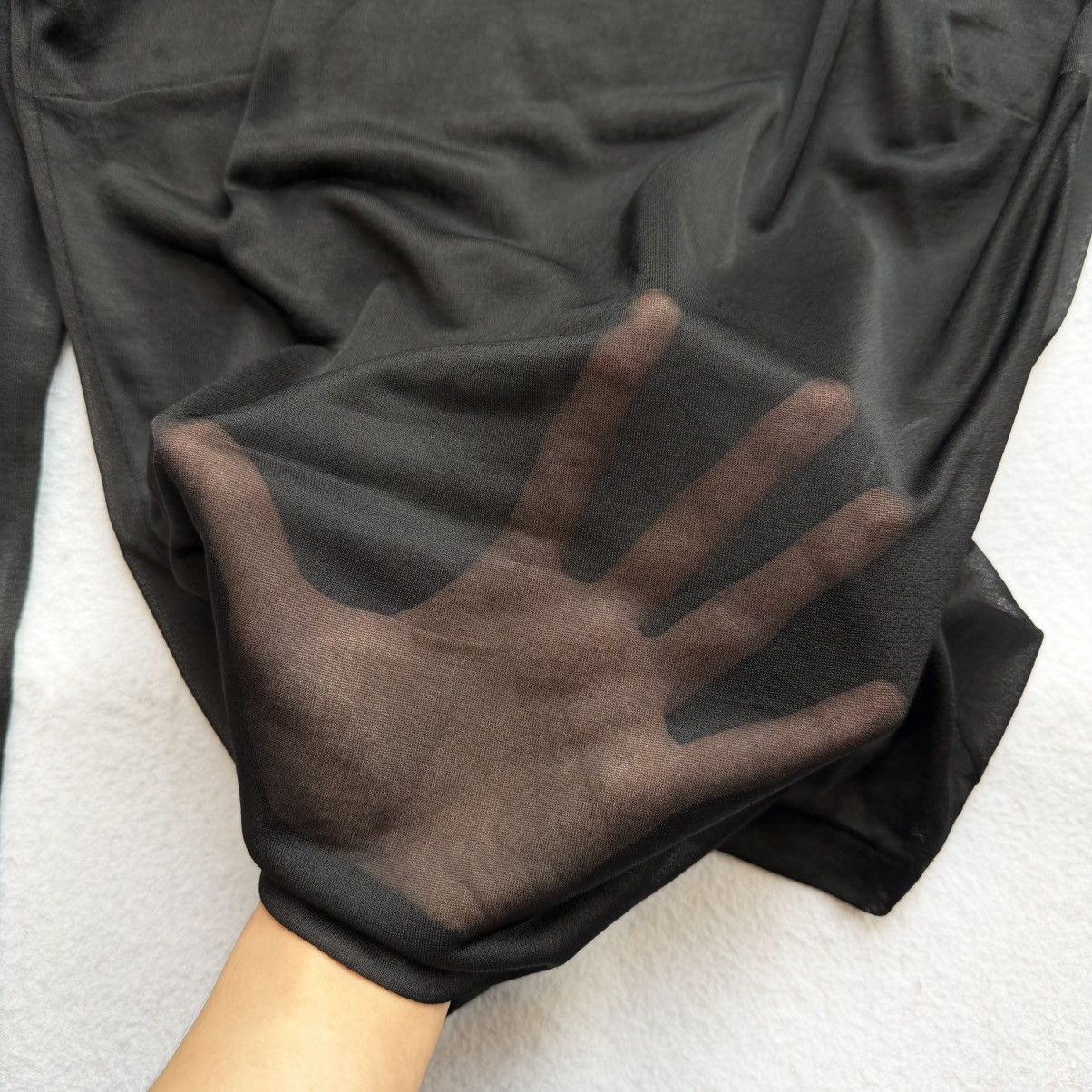 Other 1990s Koji Nihommatsu Loop Draped Mesh Blouse Size M / US 6-8 / IT 42-44 - 7 Thumbnail