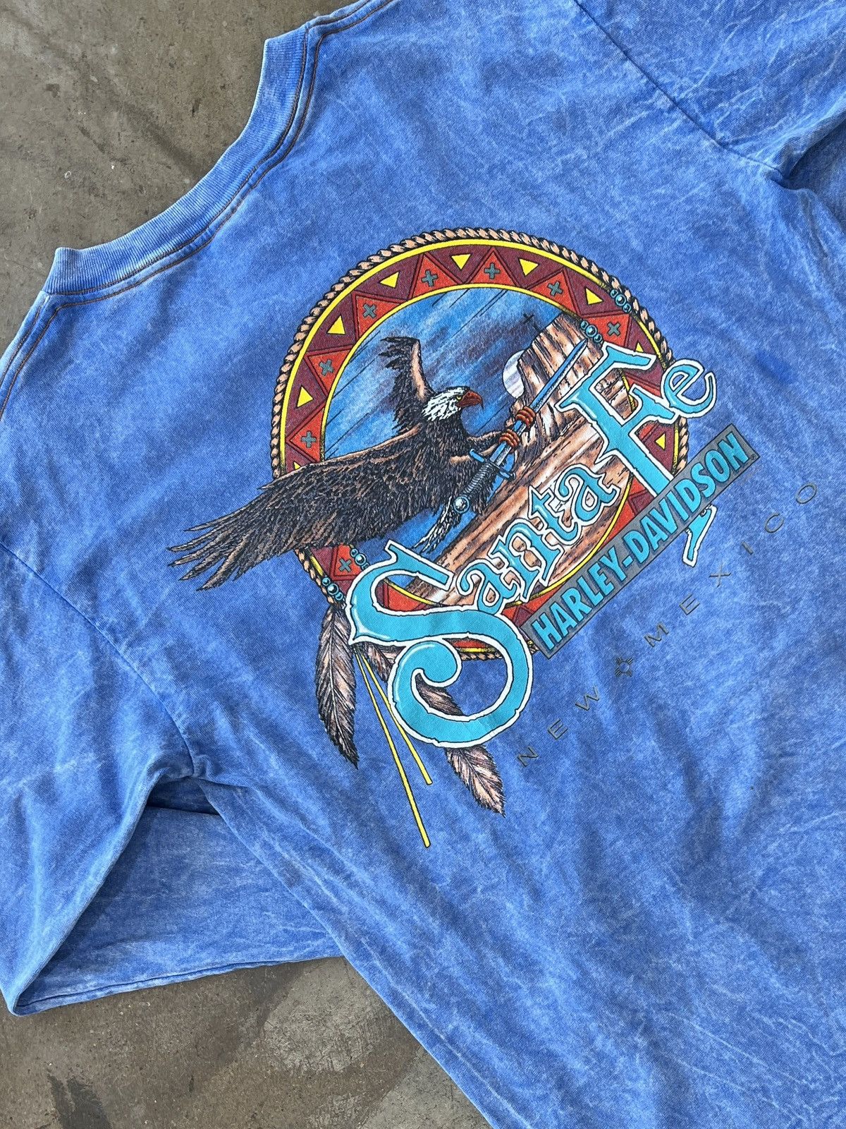Vintage Vintage Harley Davidson Santa Fe New Mexico LS Tee Medium Size US M / EU 48-50 / 2 - 1 Thumbnail