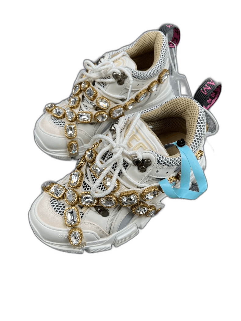 Gucci Gucci Mountain Shoes with Rhinestone Design Size US 5.5 / EU 38 - 1 Thumbnail