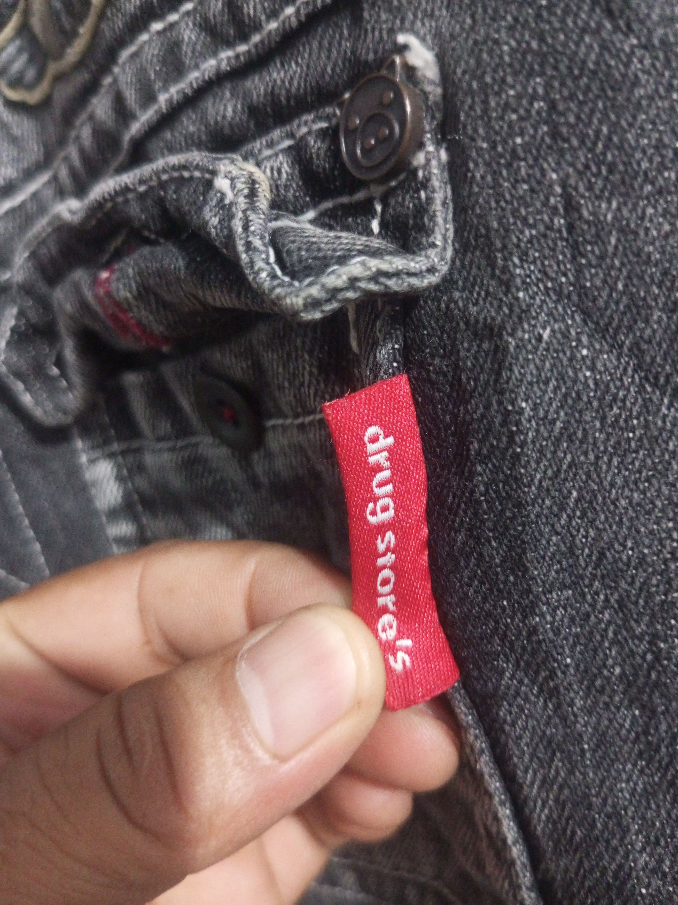 Japanese Brand Vintage drukstores multi pocket denim mix Parachute jacket Size US M / EU 48-50 / 2 - 14 Thumbnail